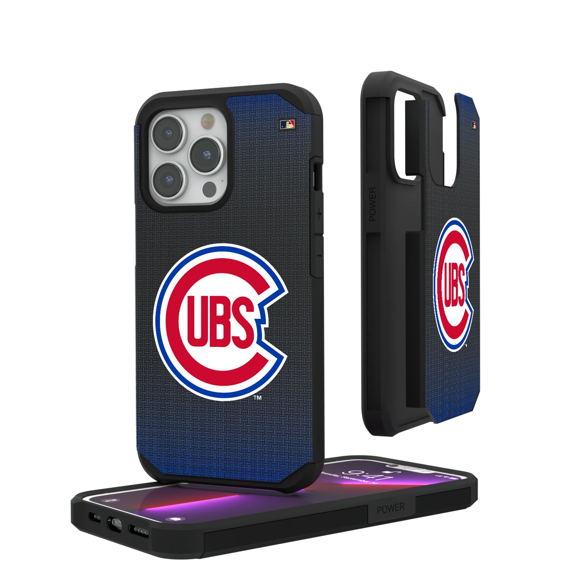 Chicago Cubs 1948-1956 - Cooperstown Collection Linen iPhone Rugged Phone Case for Apple iPhone#Device_iPhone 13 Pro