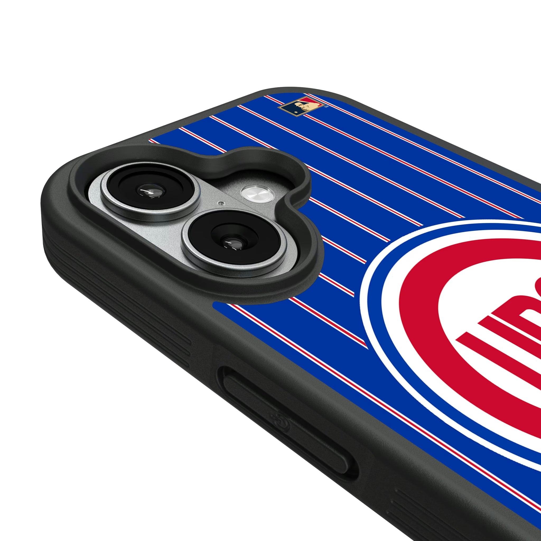 Chicago Cubs 1948-1956 - Cooperstown Collection Pinstripe iPhone Bump Phone Case for Apple iPhone - Detail#Device_iPhone 17