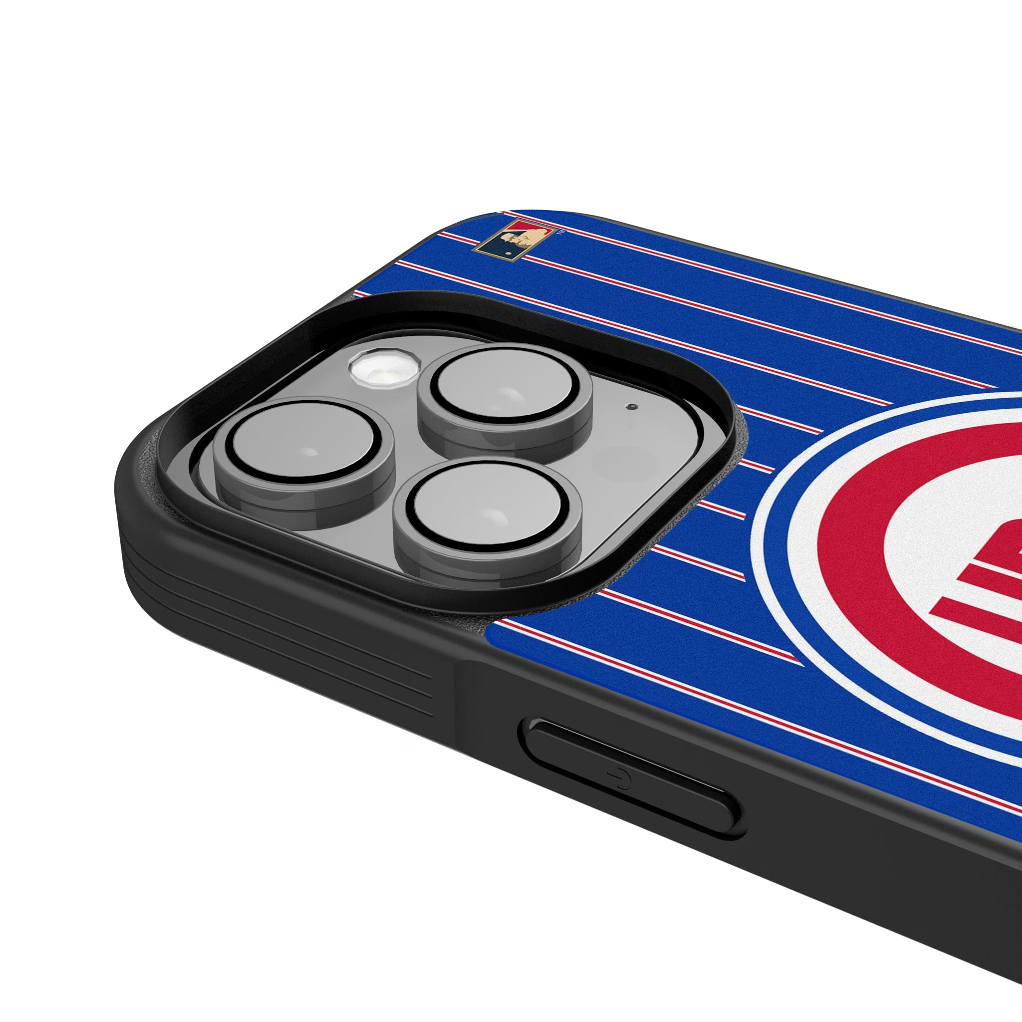 Chicago Cubs 1948-1956 - Cooperstown Collection Pinstripe iPhone Bump Phone Case for Apple iPhone - Detail