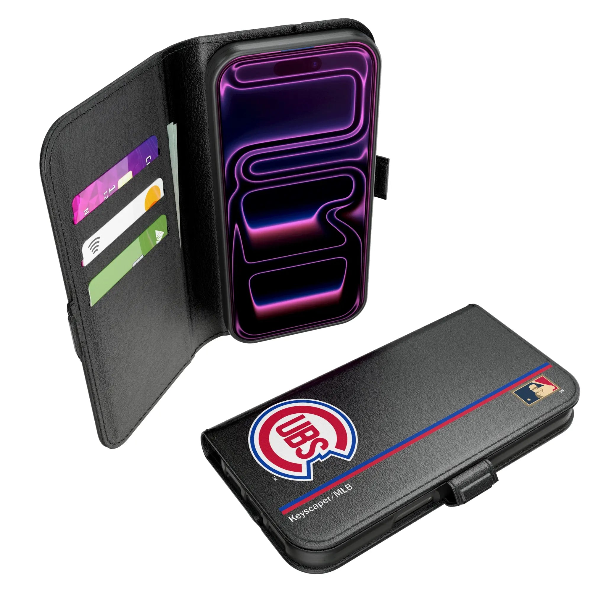 Chicago Cubs 1948-1956 - Cooperstown Collection Sidebar iPhone Folio Phone Case for Apple iPhone#Device_iPhone 17 Pro
