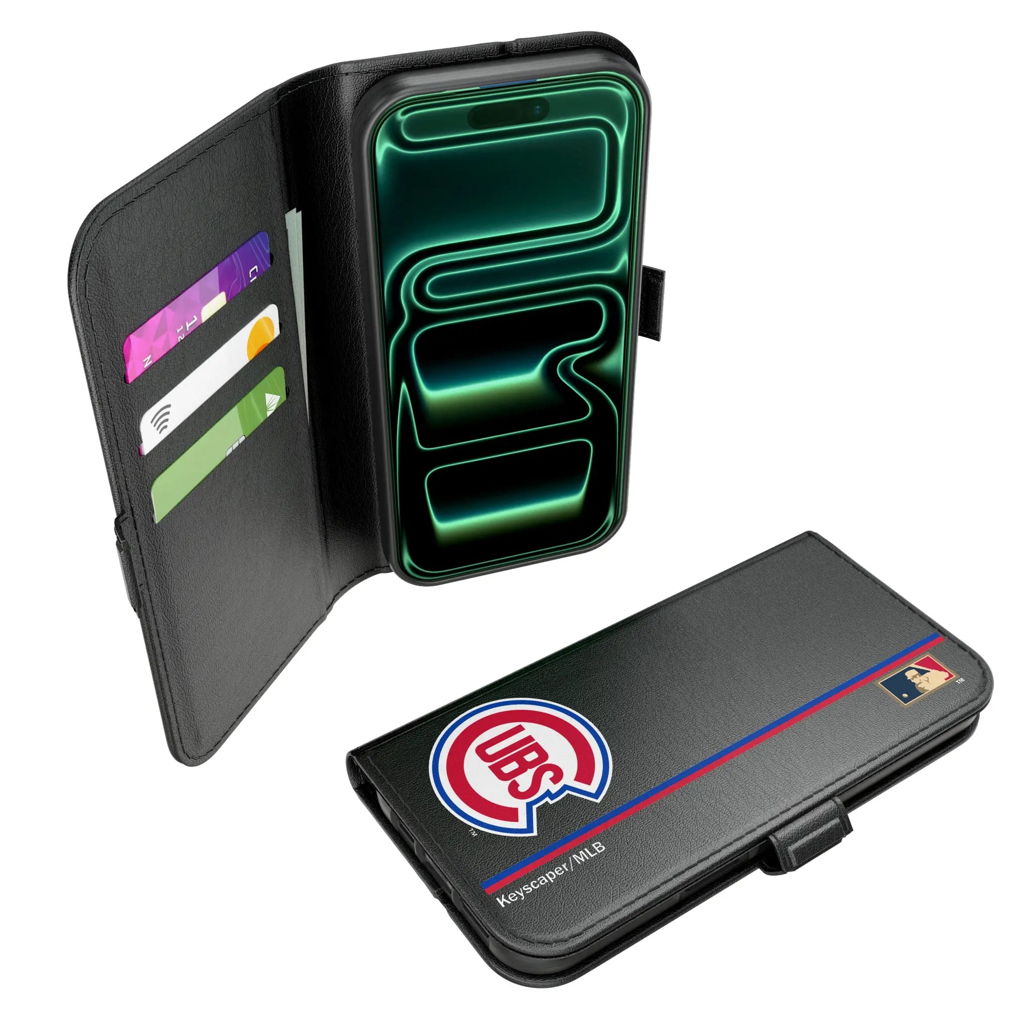 Chicago Cubs 1948-1956 - Cooperstown Collection Sidebar iPhone Folio Phone Case for Apple iPhone#Device_iPhone 17