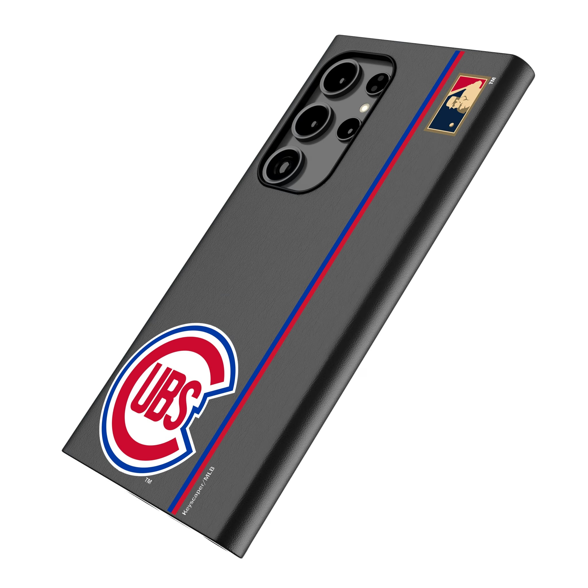 Chicago Cubs 1948-1956 - Cooperstown Collection Sidebar Galaxy MagSafe Compatible Phone Case for Samsung Galaxy - Isometric View