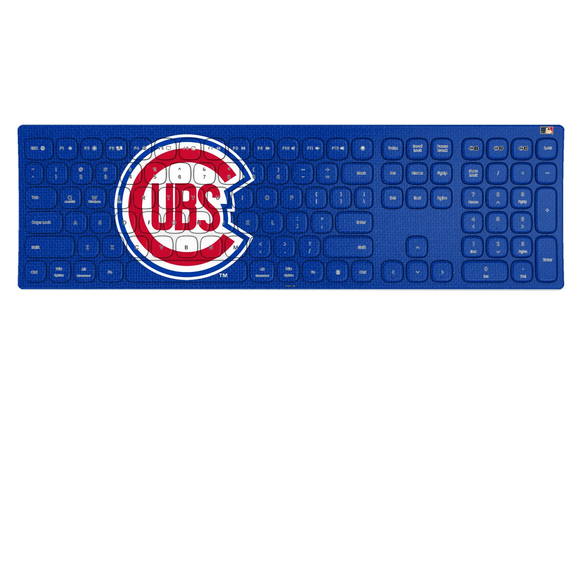 Chicago Cubs 1948-1956 - Cooperstown Collection Solid KKB605 Curved Wireless Keyboard
