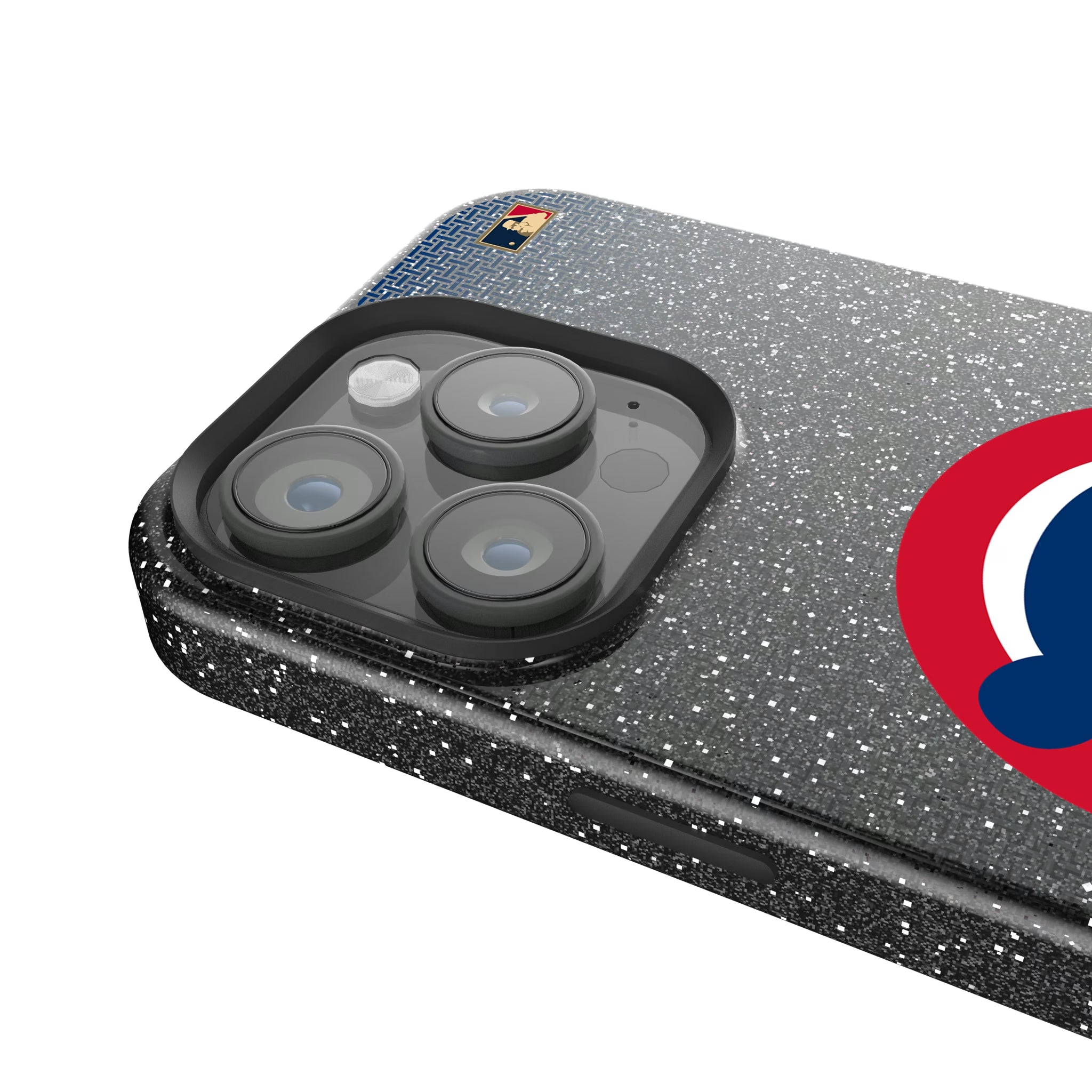 Chicago Cubs Home 1979-1993 - Cooperstown Collection Linen iPhone Bling Phone Case for Apple iPhone - Detail