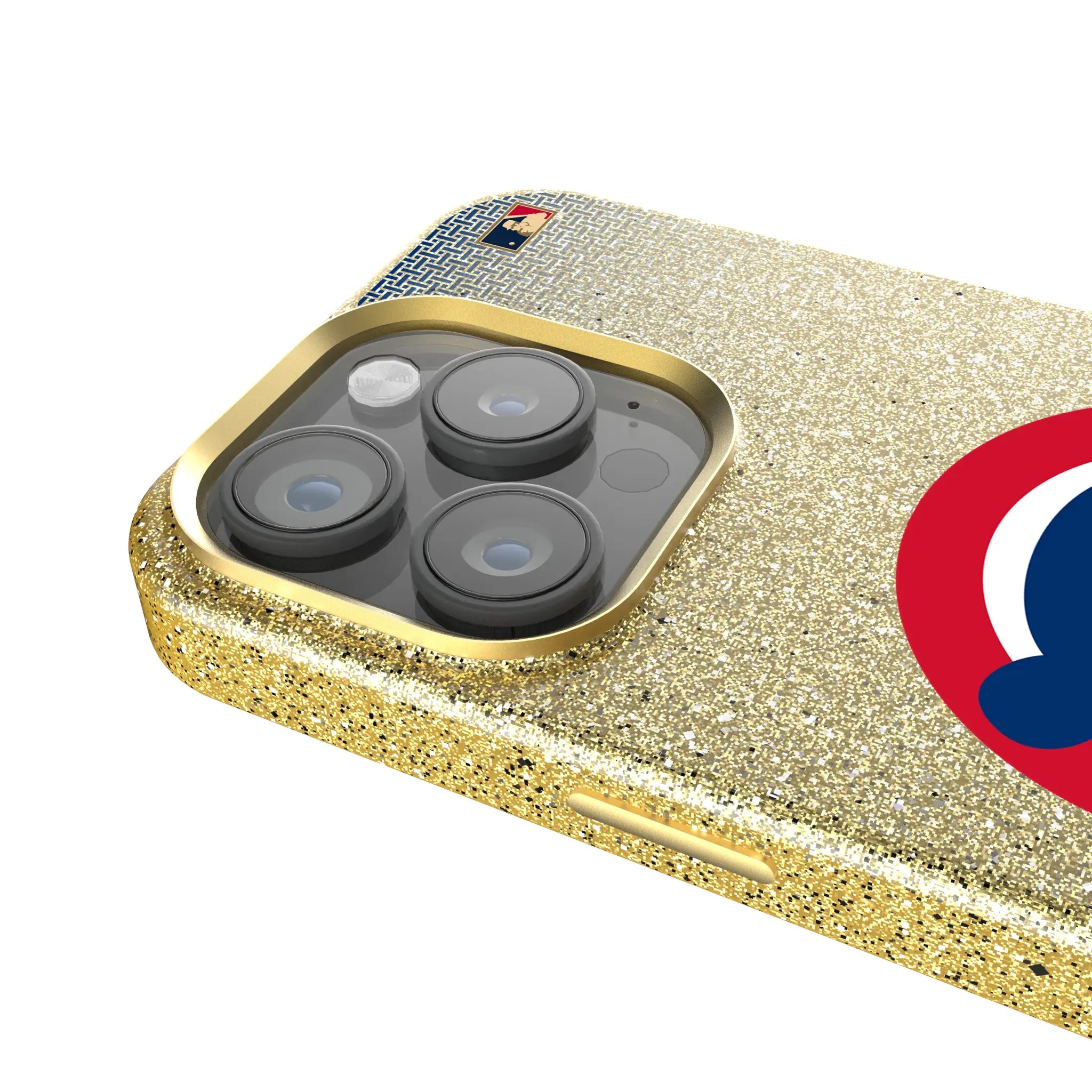 Chicago Cubs Home 1979-1993 - Cooperstown Collection Linen iPhone Bling Phone Case for Apple iPhone - Detail
