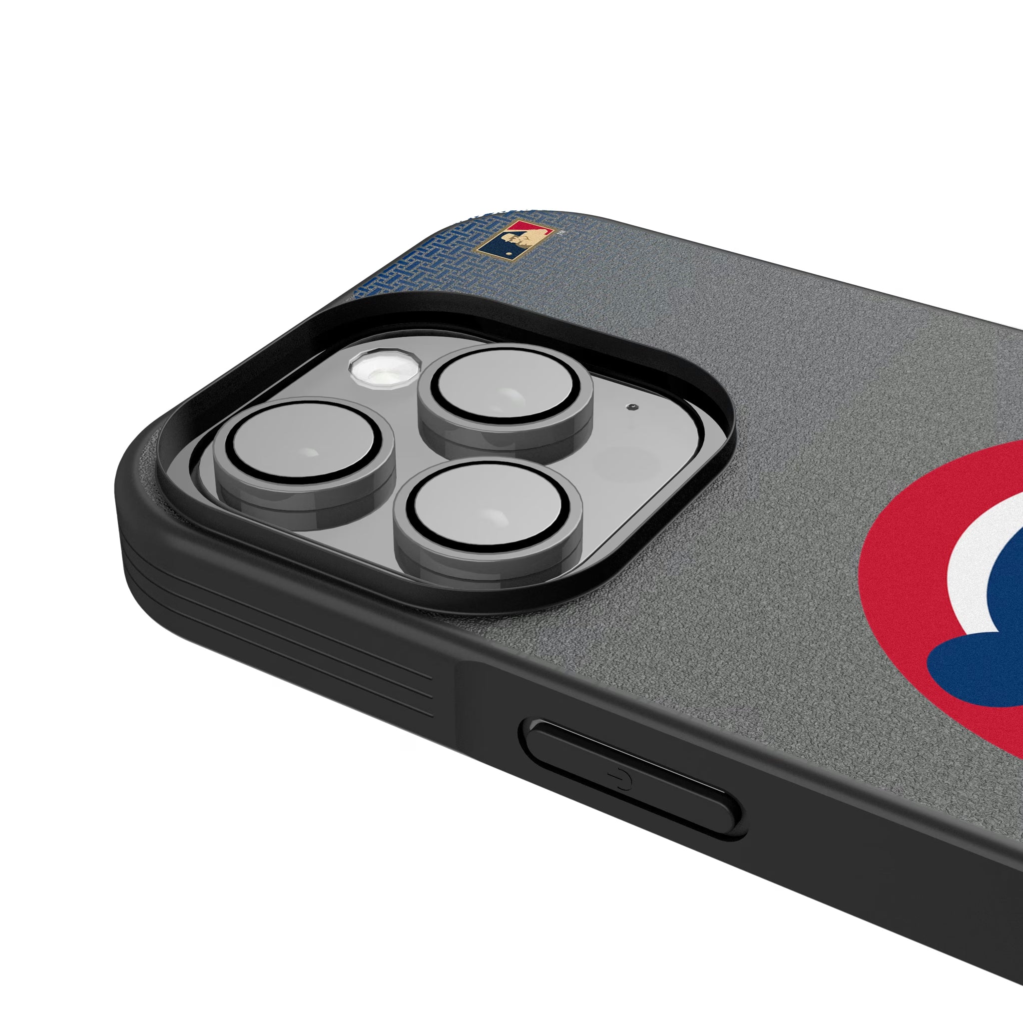 Chicago Cubs Home 1979-1993 - Cooperstown Collection Linen iPhone Bump Phone Case for Apple iPhone - Detail