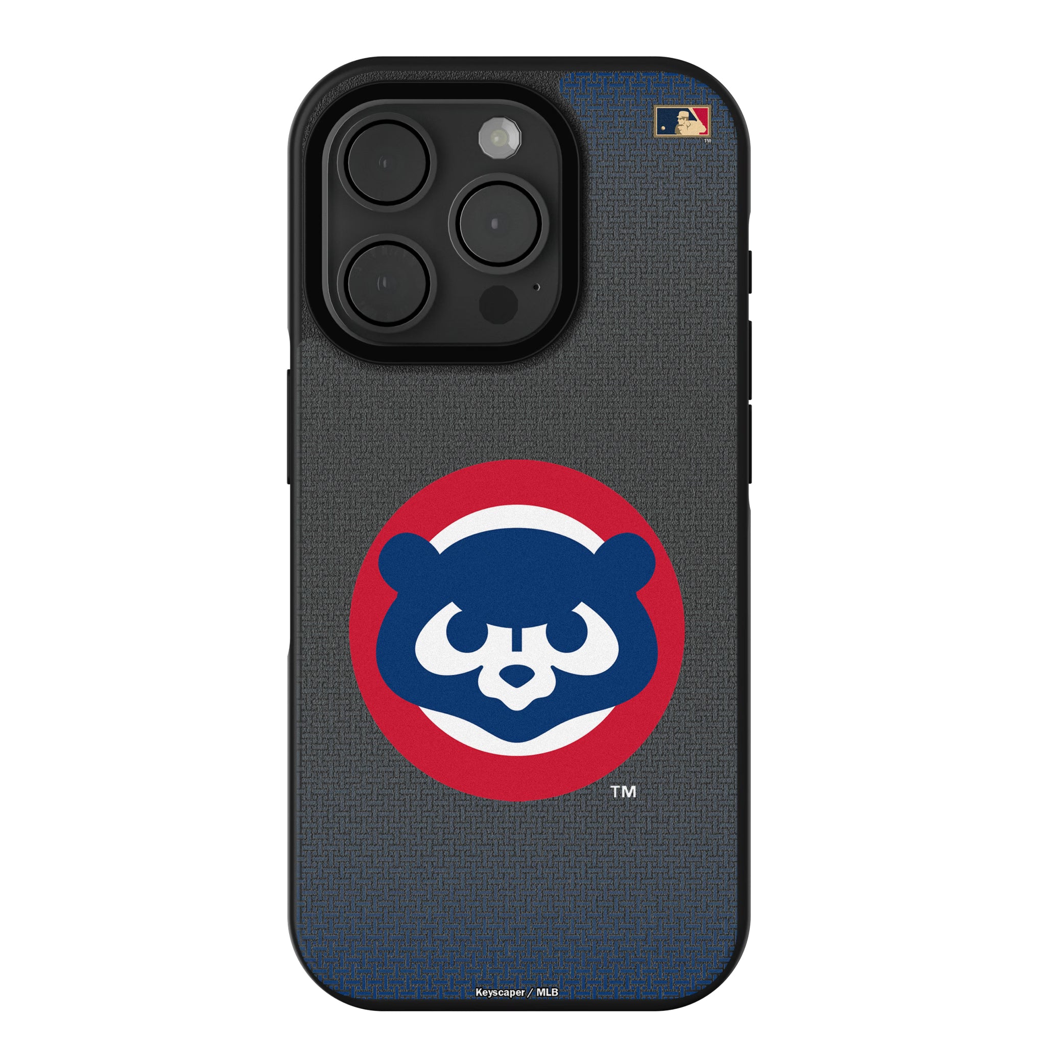 Chicago Cubs Home 1979-1993 - Cooperstown Collection Linen iPhone Bump Phone Case for Apple iPhone