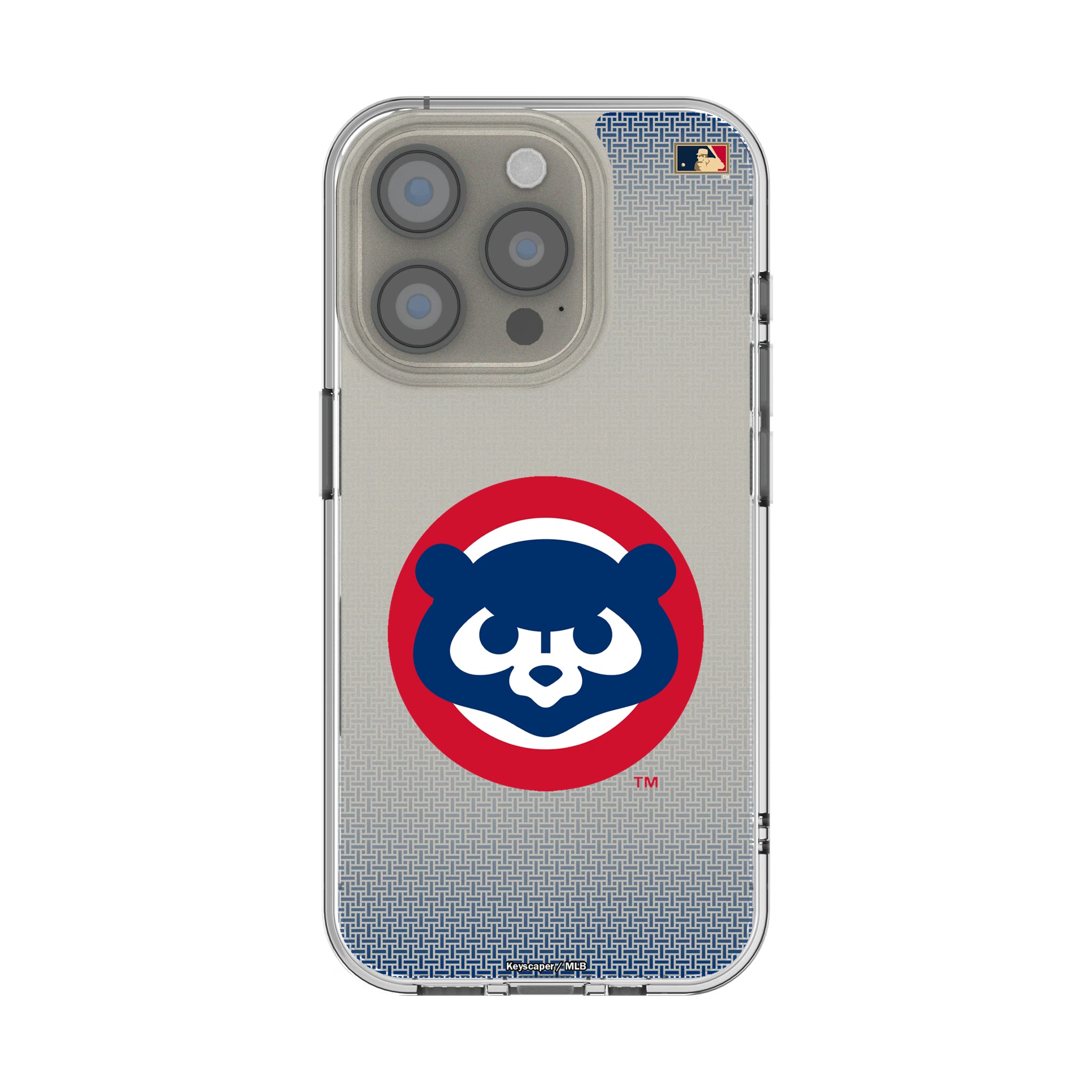 Chicago Cubs Home 1979-1993 - Cooperstown Collection Linen iPhone Clear Phone Case for Apple iPhone