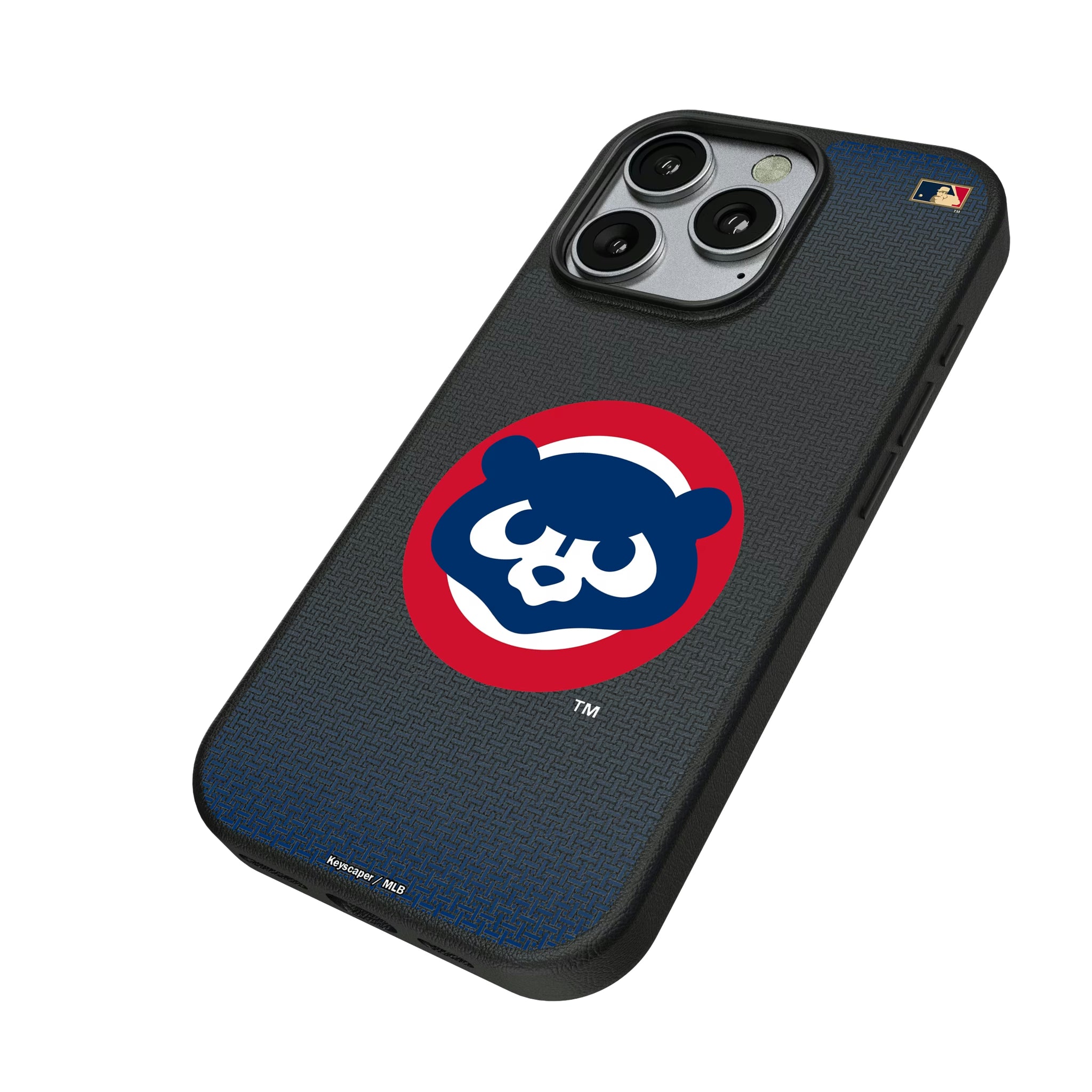 Chicago Cubs Home 1979-1993 - Cooperstown Collection Linen iPhone MagSafe Compatible Phone Case for Apple iPhone - Isometric View