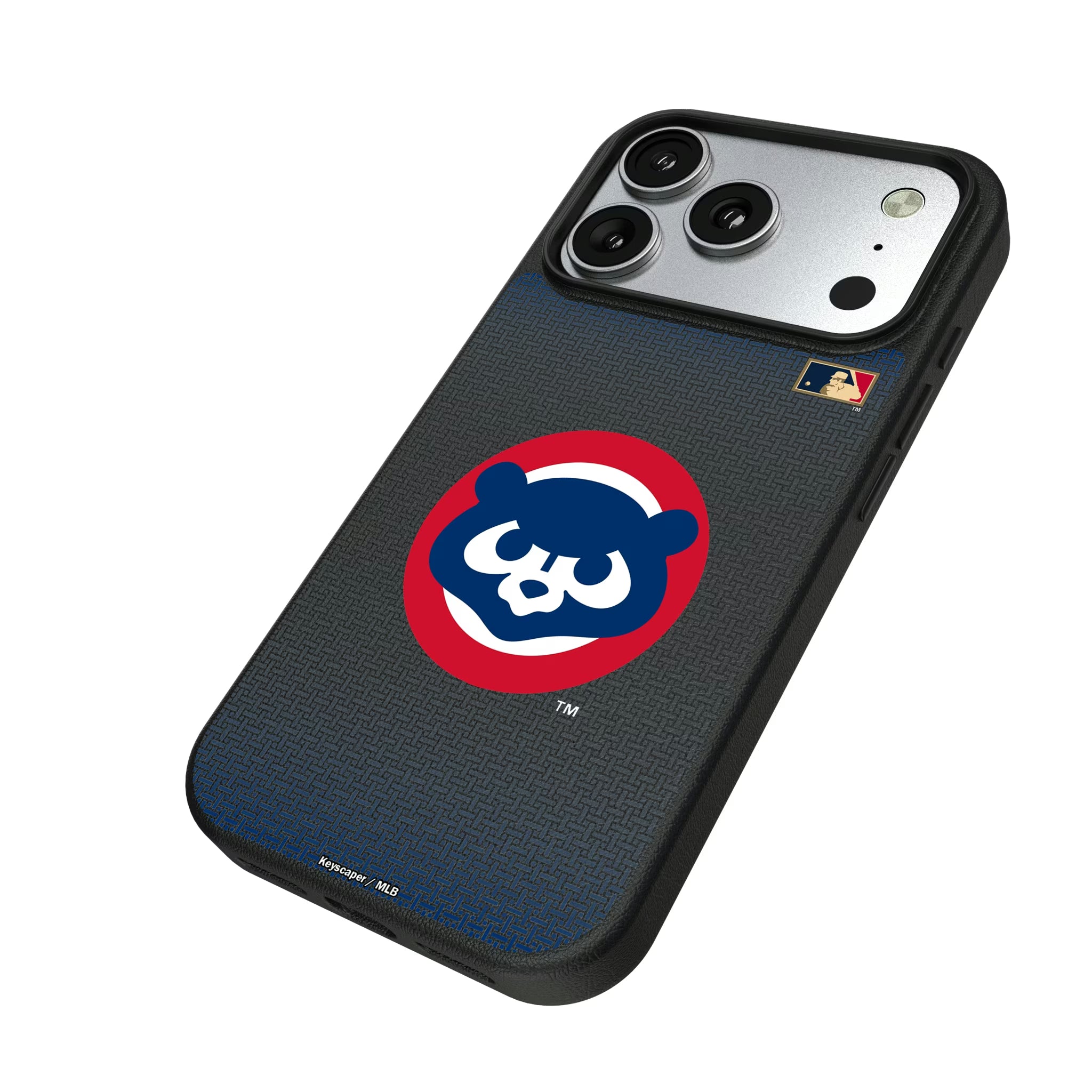 Chicago Cubs Home 1979-1993 - Cooperstown Collection Linen iPhone MagSafe Compatible Phone Case for Apple iPhone - Isometric View#Device_iPhone 17 Pro
