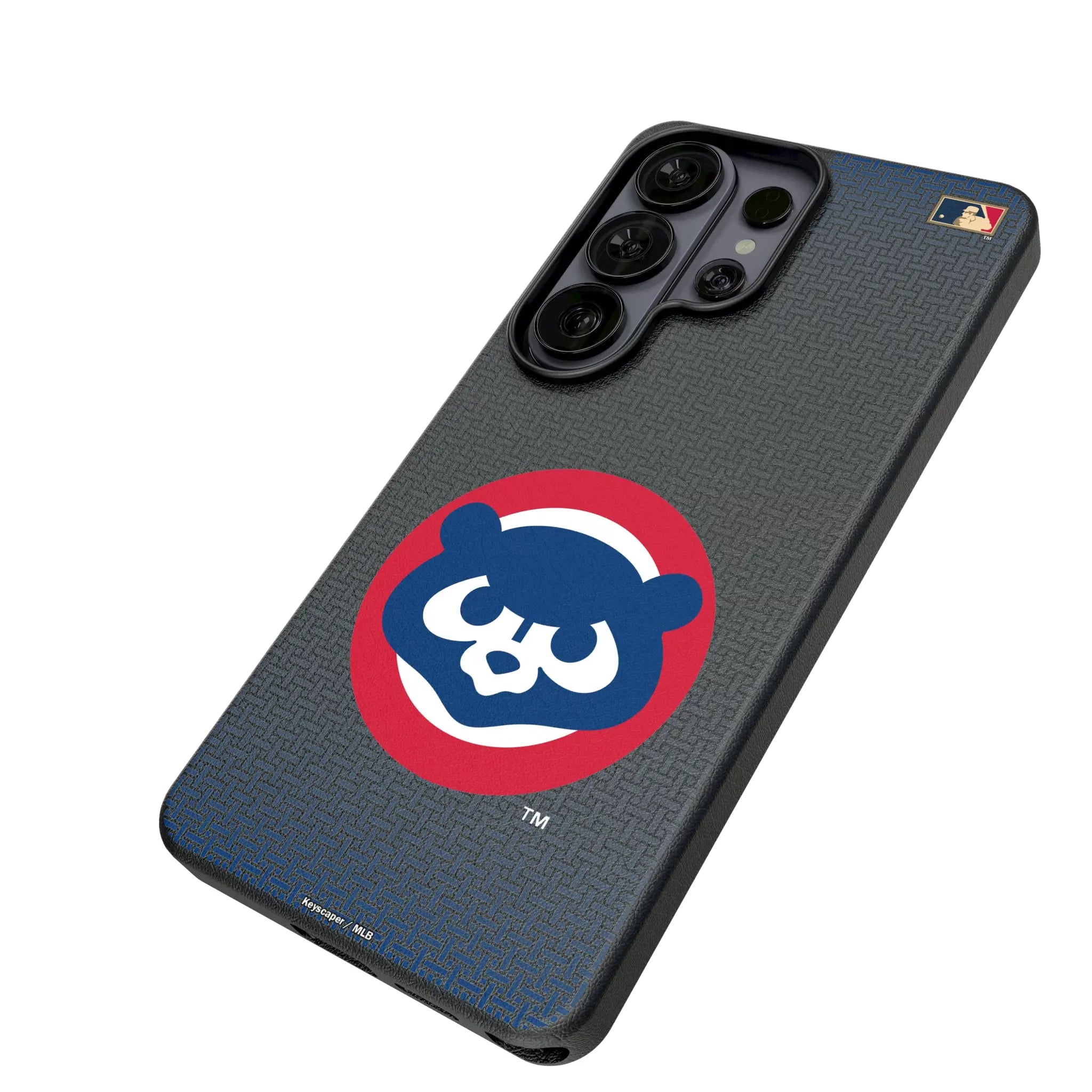 Chicago Cubs Home 1979-1993 - Cooperstown Collection Linen Galaxy MagSafe Compatible Phone Case for Samsung Galaxy - Isometric View#Device_Galaxy S26 Ultra