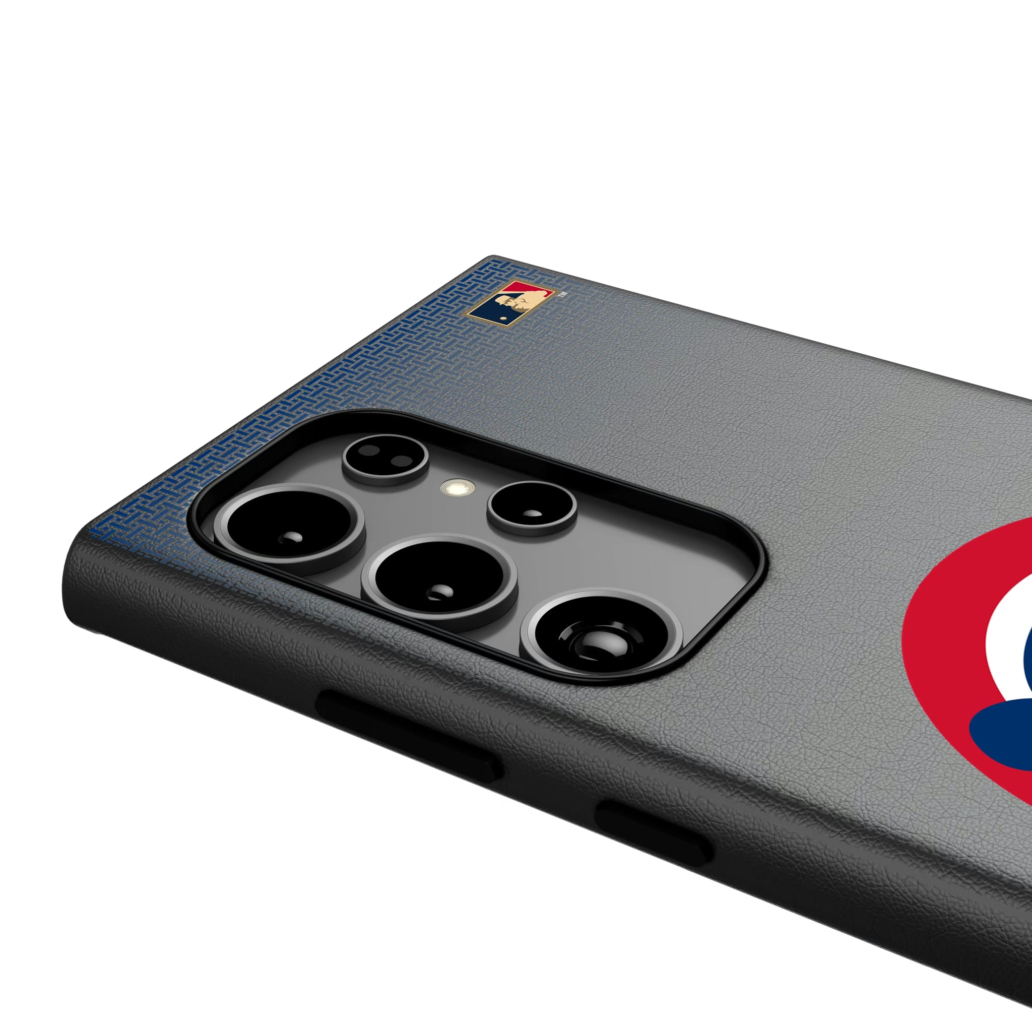 Chicago Cubs Home 1979-1993 - Cooperstown Collection Linen Galaxy MagSafe Compatible Phone Case for Samsung Galaxy - Detail