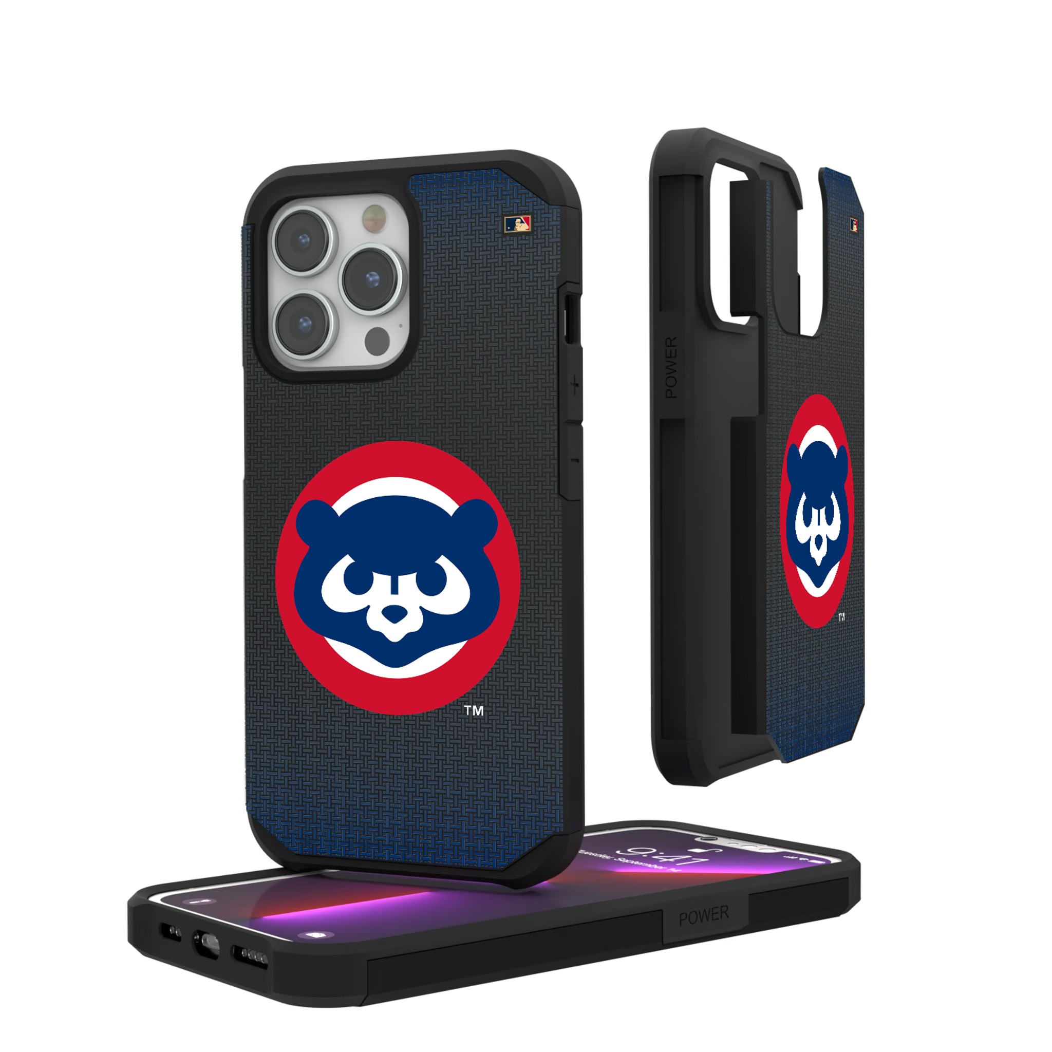Chicago Cubs Home 1979-1993 - Cooperstown Collection Linen iPhone Rugged Phone Case for Apple iPhone#Device_iPhone 13 Pro