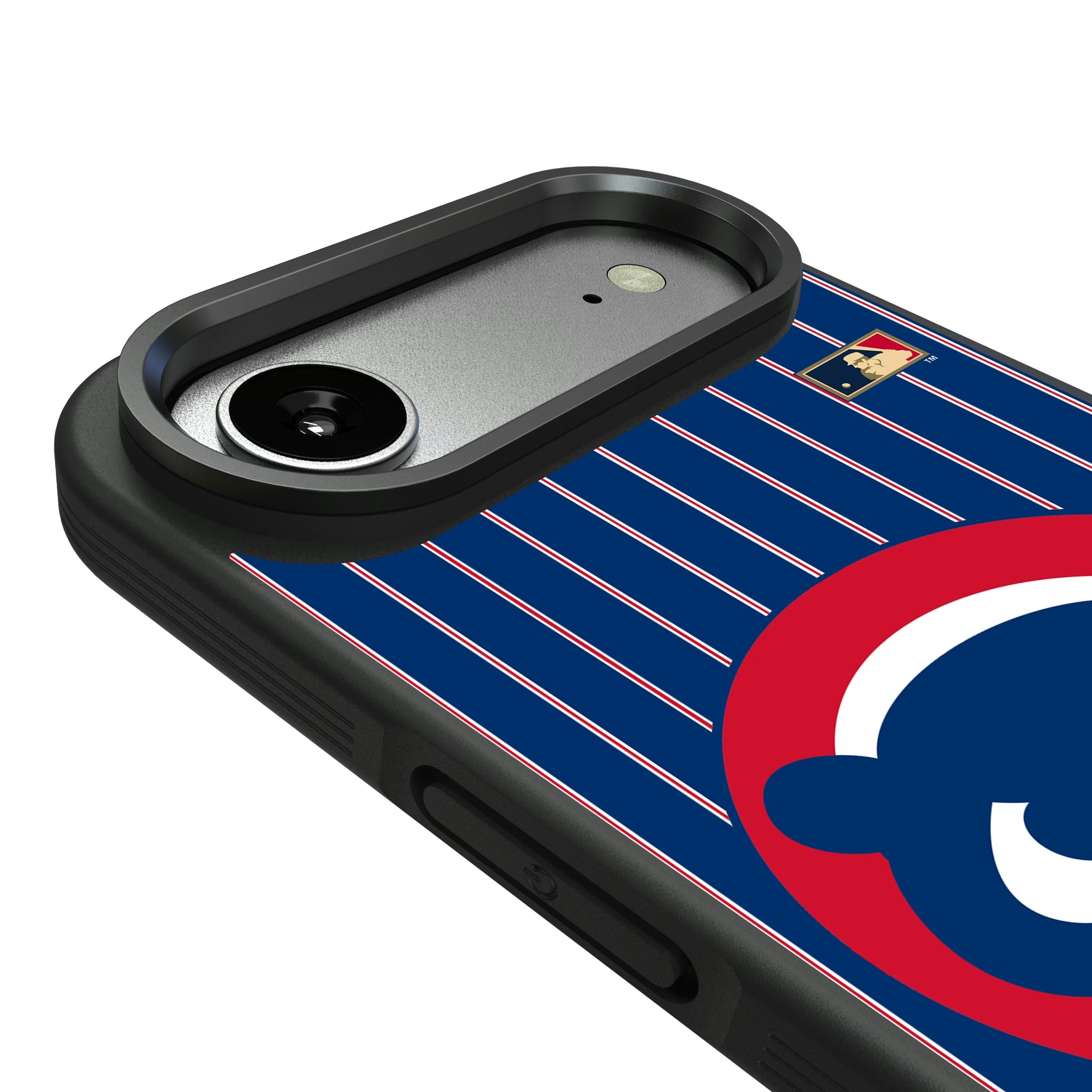 Chicago Cubs Home 1979-1993 - Cooperstown Collection Pinstripe iPhone Bump Phone Case for Apple iPhone - Detail#Device_iPhone Air