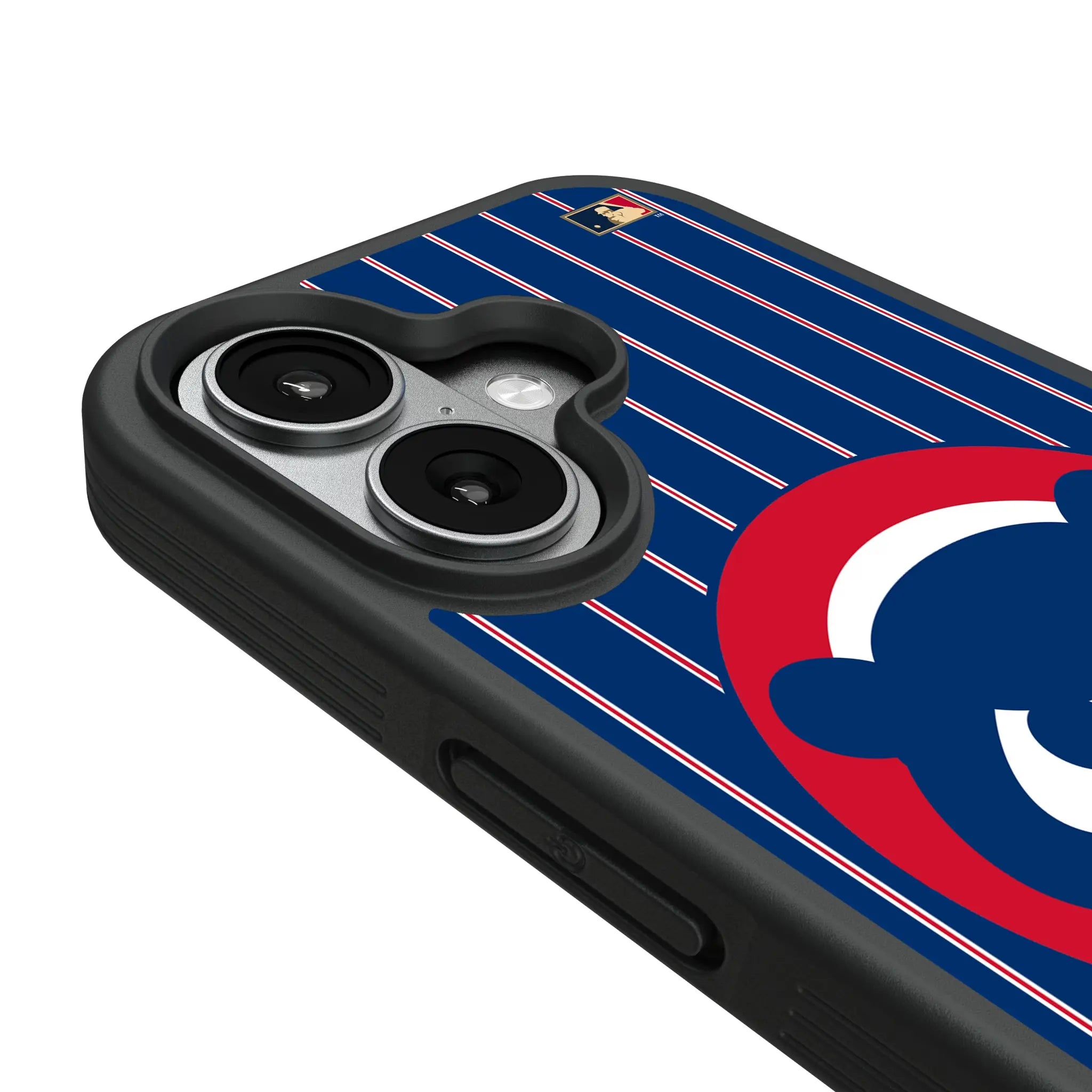 Chicago Cubs Home 1979-1993 - Cooperstown Collection Pinstripe iPhone Bump Phone Case for Apple iPhone - Detail#Device_iPhone 17