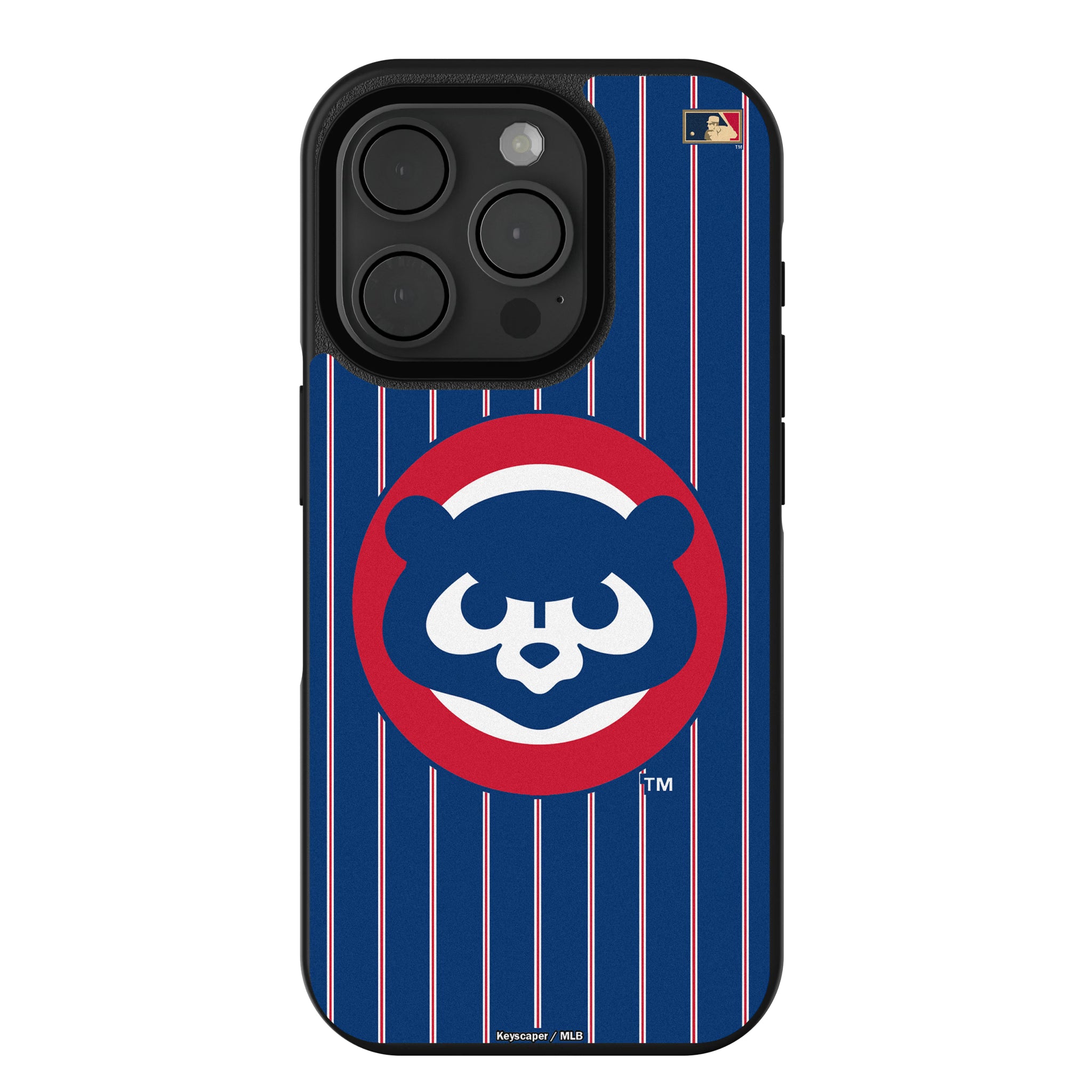 Chicago Cubs Home 1979-1993 - Cooperstown Collection Pinstripe iPhone Bump Phone Case for Apple iPhone