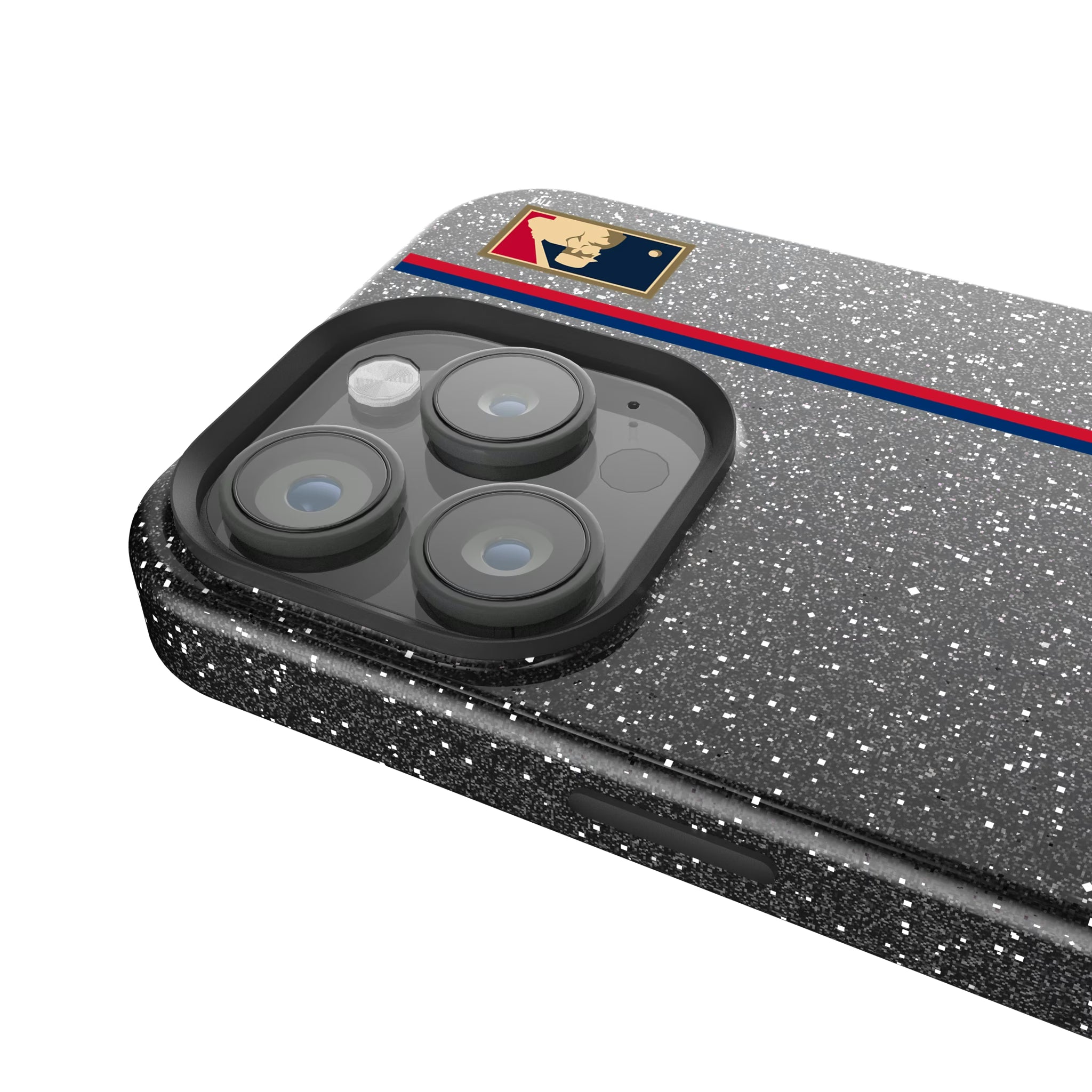 Chicago Cubs Home 1979-1993 - Cooperstown Collection Sidebar iPhone Bling Phone Case for Apple iPhone - Detail