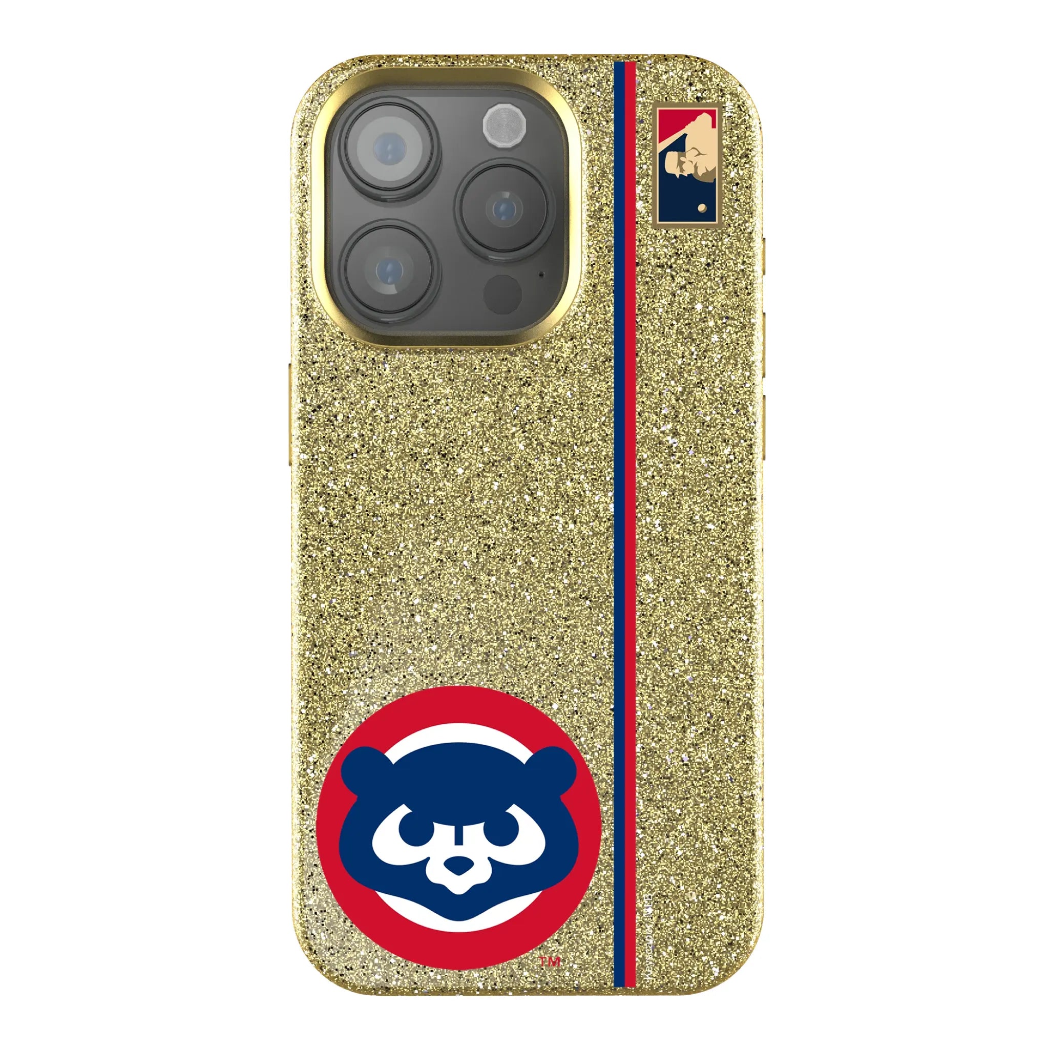 Chicago Cubs Home 1979-1993 - Cooperstown Collection Sidebar iPhone Bling Phone Case for Apple iPhone