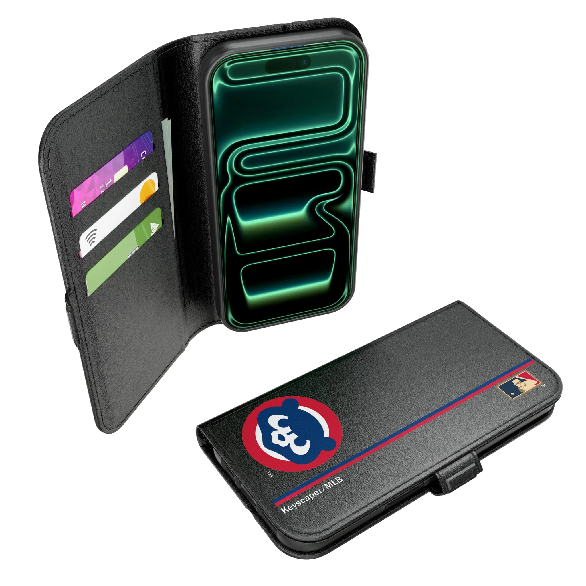 Chicago Cubs Home 1979-1993 - Cooperstown Collection Sidebar iPhone Folio Phone Case for Apple iPhone#Device_iPhone 17