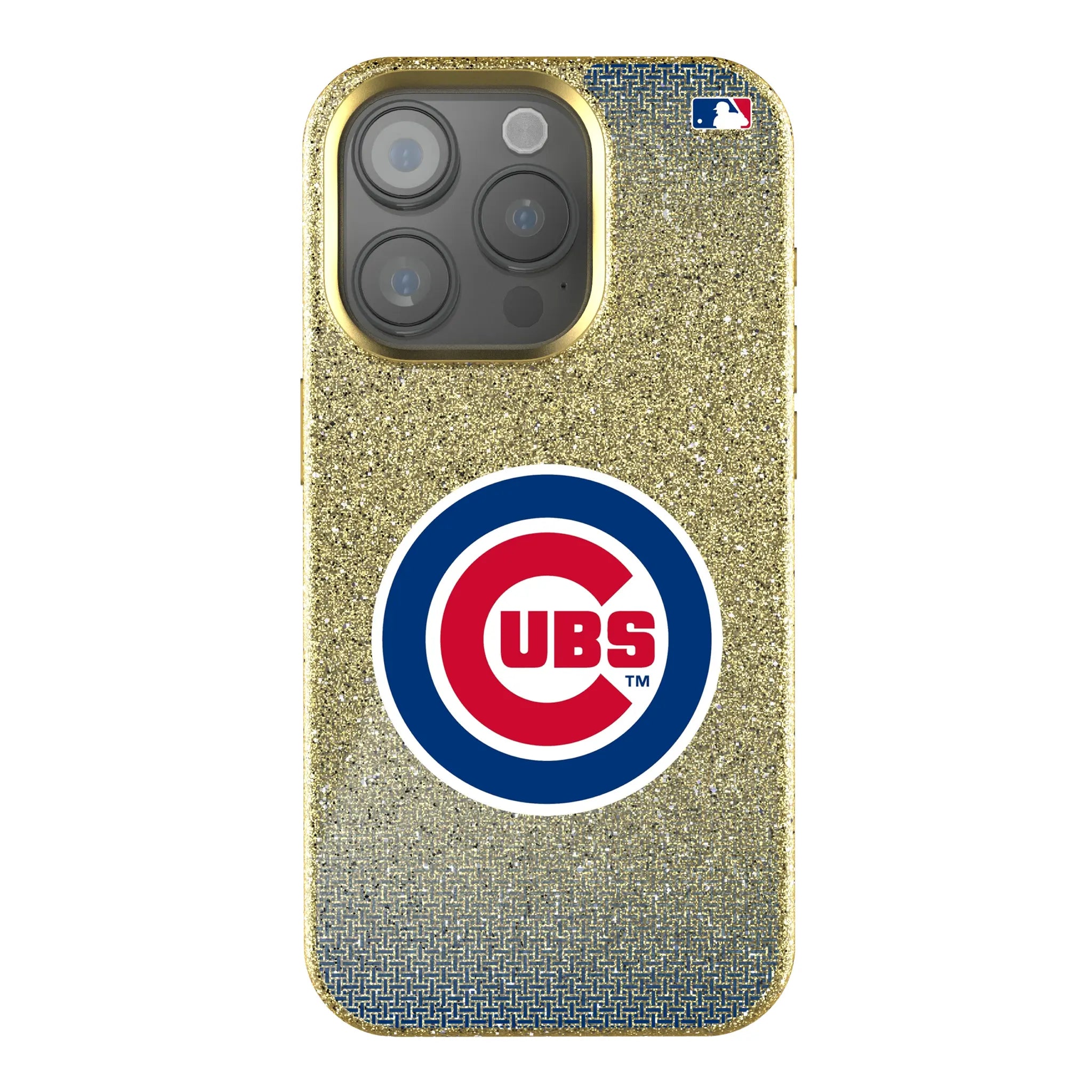 Chicago Cubs Linen iPhone Bling Phone Case for Apple iPhone