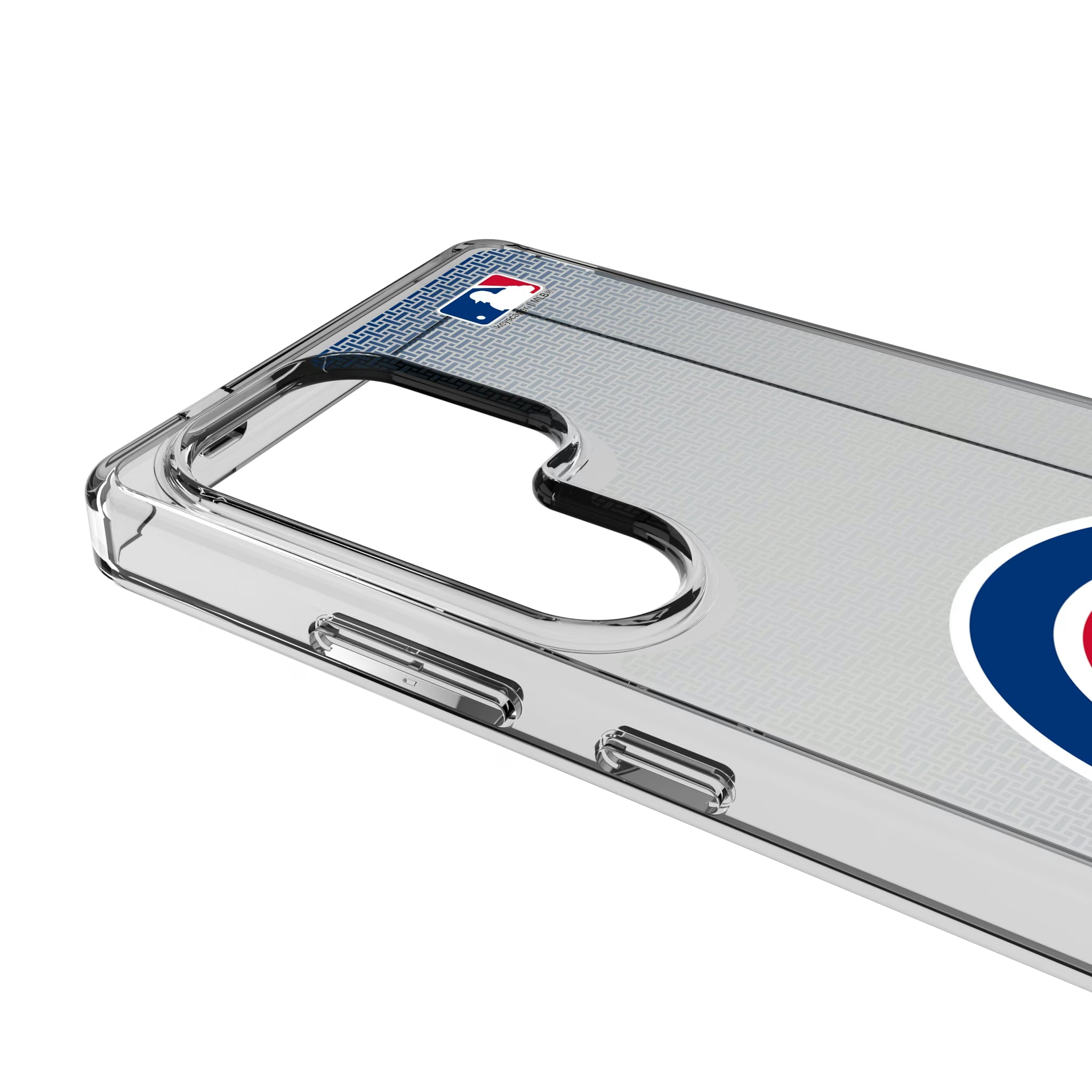 Chicago Cubs Linen Galaxy Clear Phone Case for Samsung Galaxy - Detail