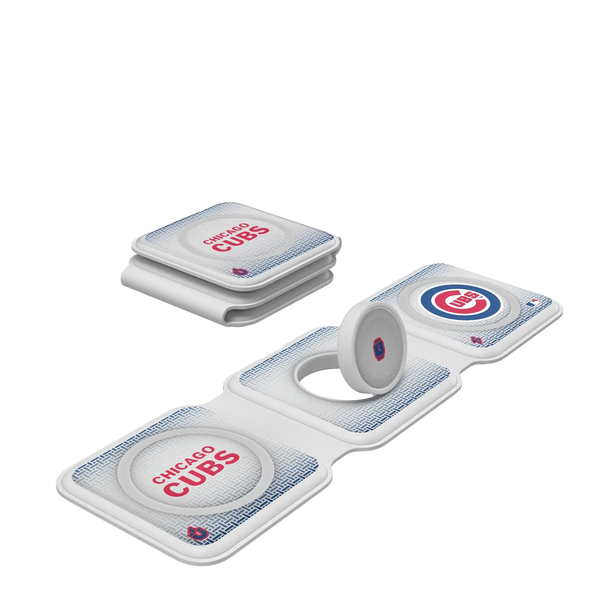 Chicago Cubs Linen Foldable 3 in 1 Charger