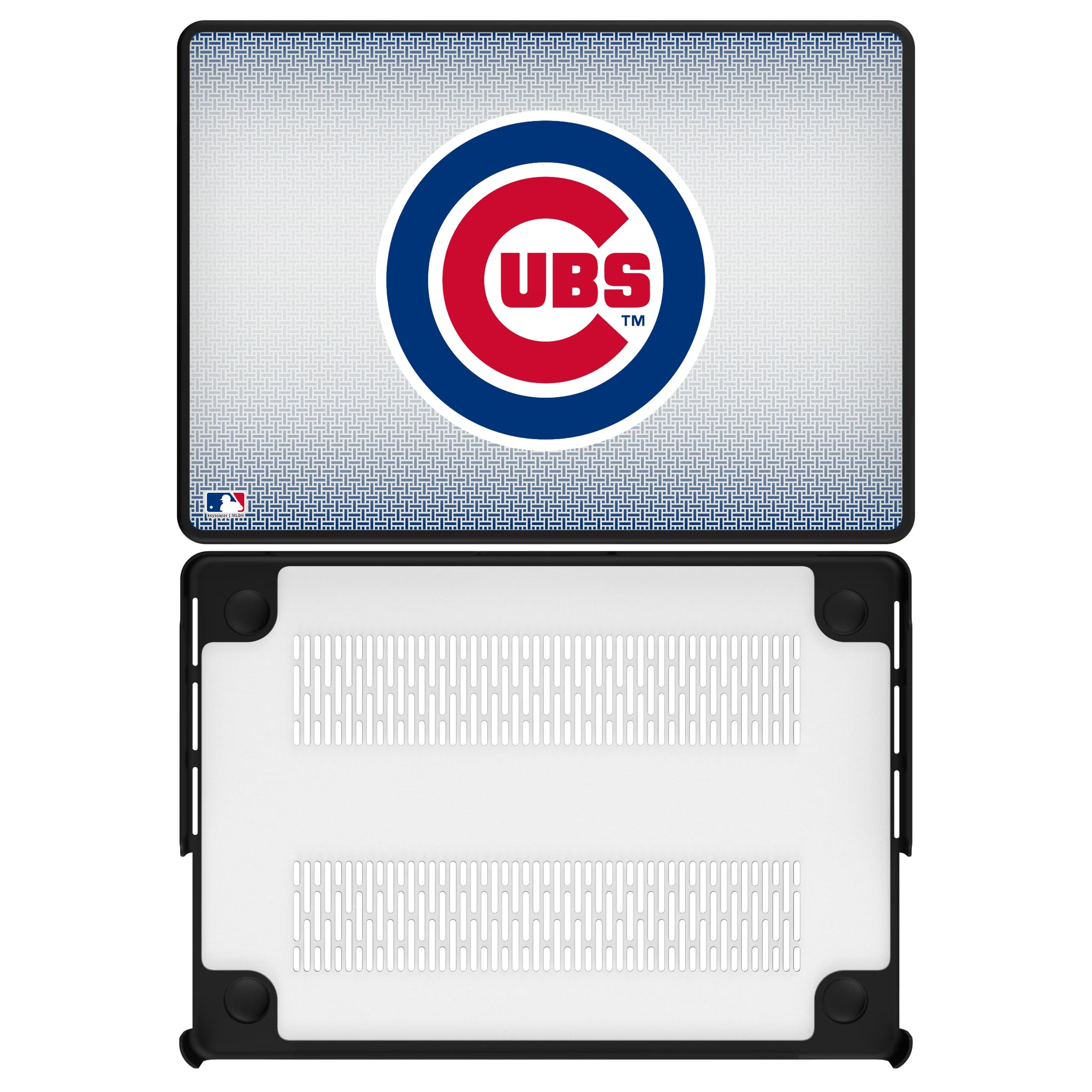 Chicago Cubs Linen MacBook Laptop Case for Apple MacBook#Device_MacBook Pro (14-inch, 2021) / MacBook Pro (14-inch, 2023) / MacBook Pro (14-inch, 2024)