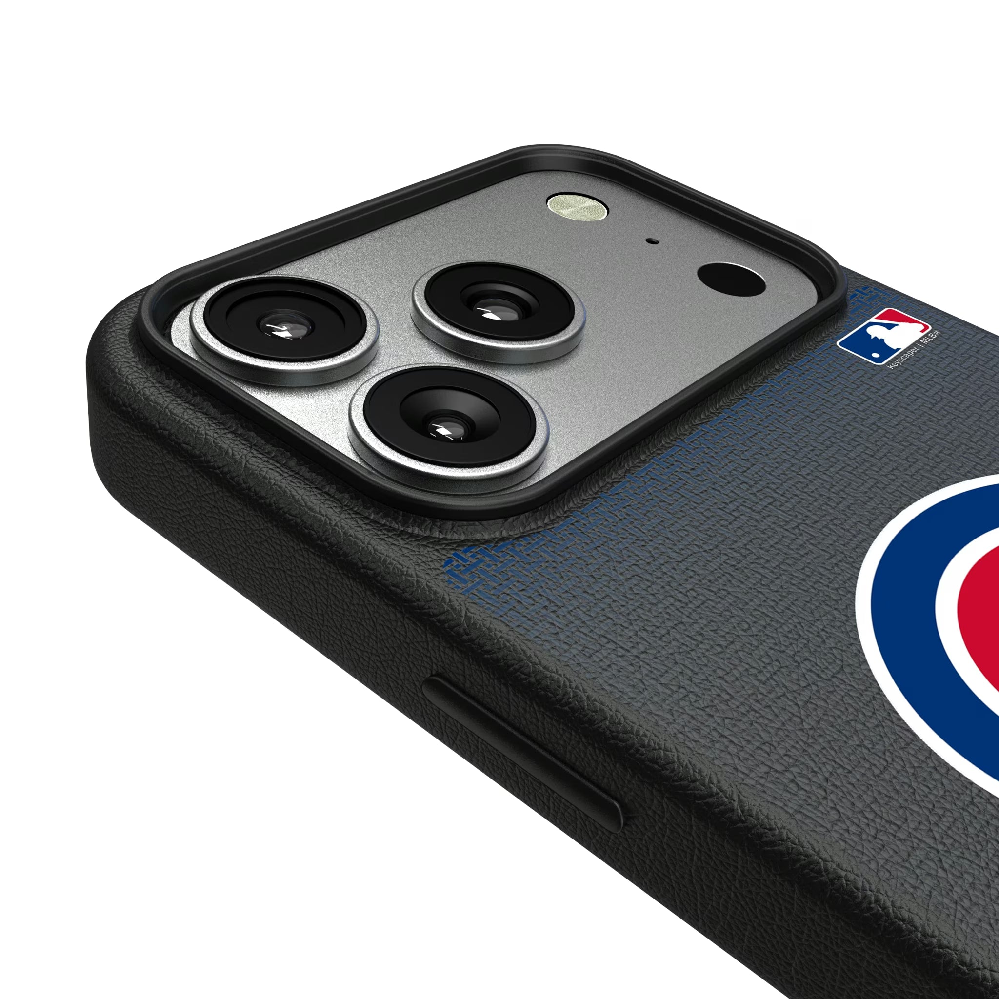 Chicago Cubs Linen iPhone MagSafe Compatible Phone Case for Apple iPhone - Detail#Device_iPhone 17 Pro