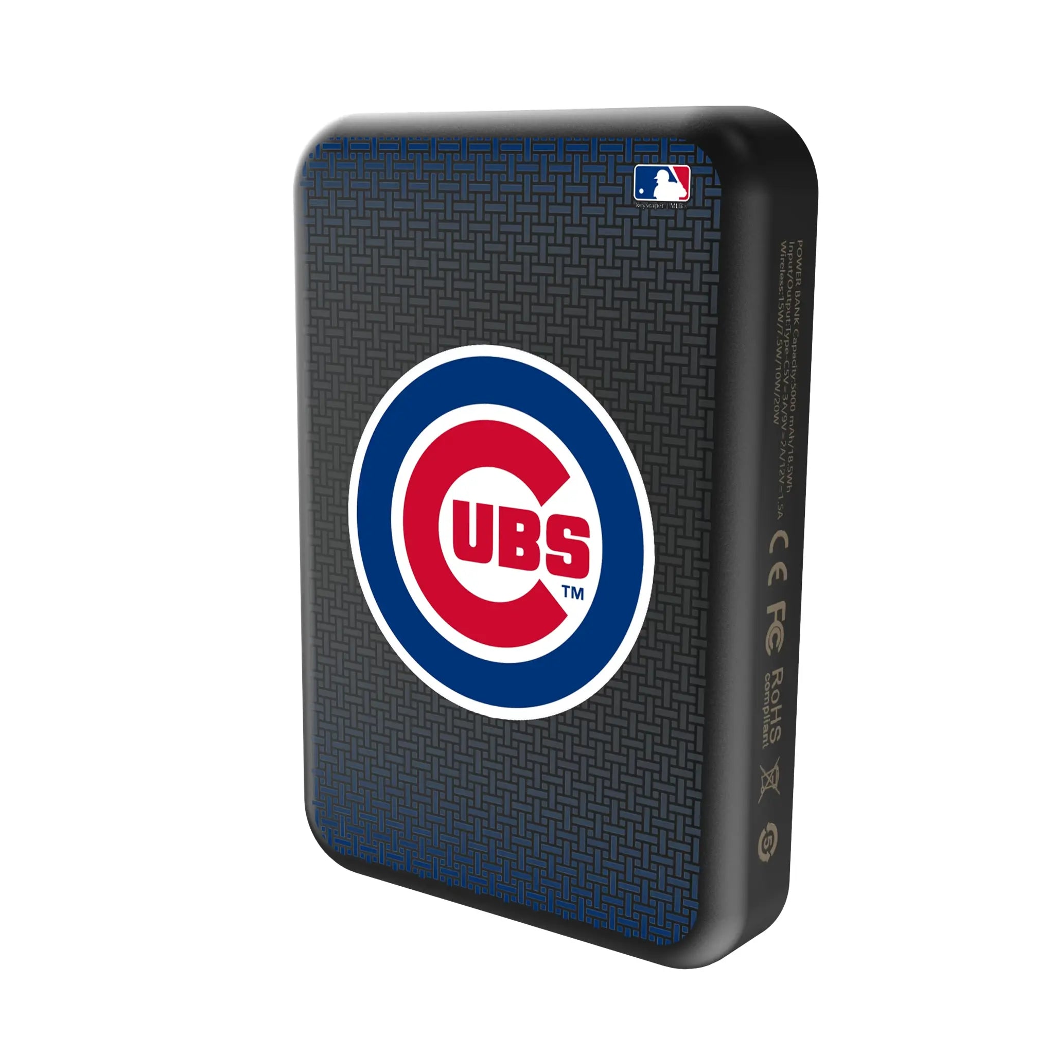 Chicago Cubs Linen Wireless Mag Power Bank