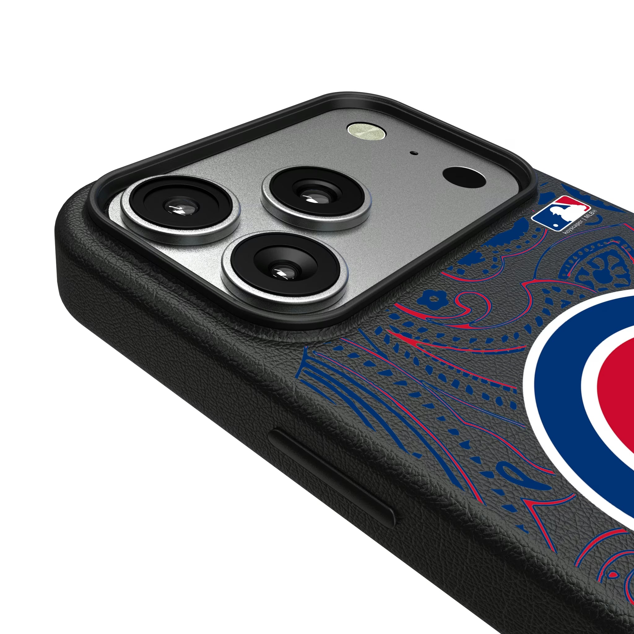 Chicago Cubs Paisley iPhone MagSafe Compatible Phone Case for Apple iPhone - Detail#Device_iPhone 17 Pro
