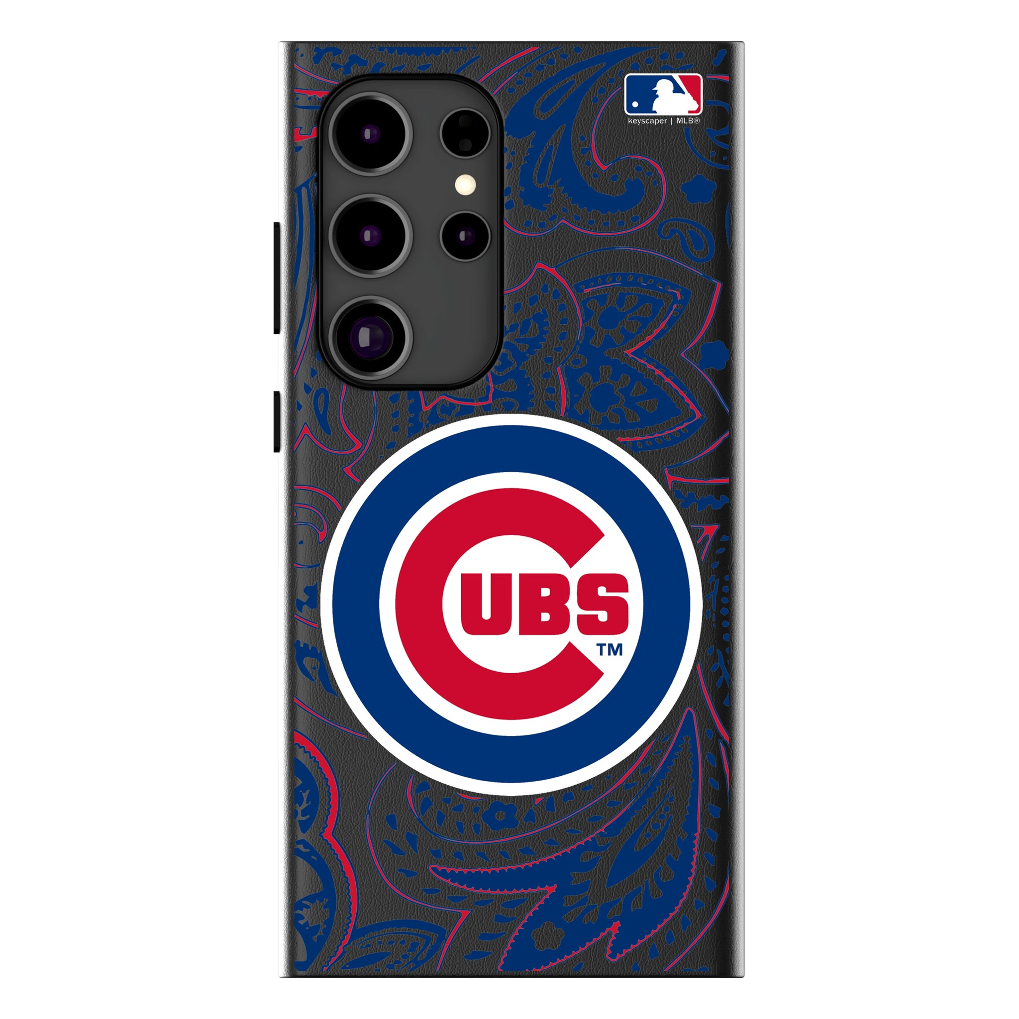 Chicago Cubs Paisley Galaxy MagSafe Compatible Phone Case for Samsung Galaxy