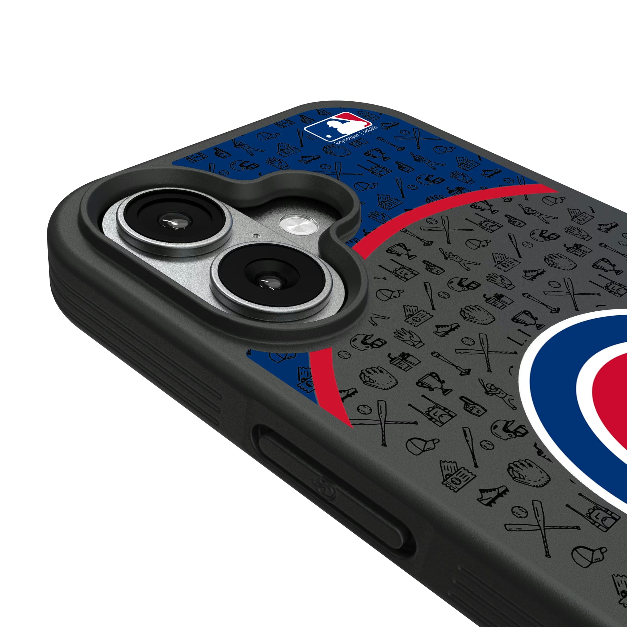 Chicago Cubs Personalized Circle iPhone Bump Phone Case for Apple iPhone - Detail#Device_iPhone 17