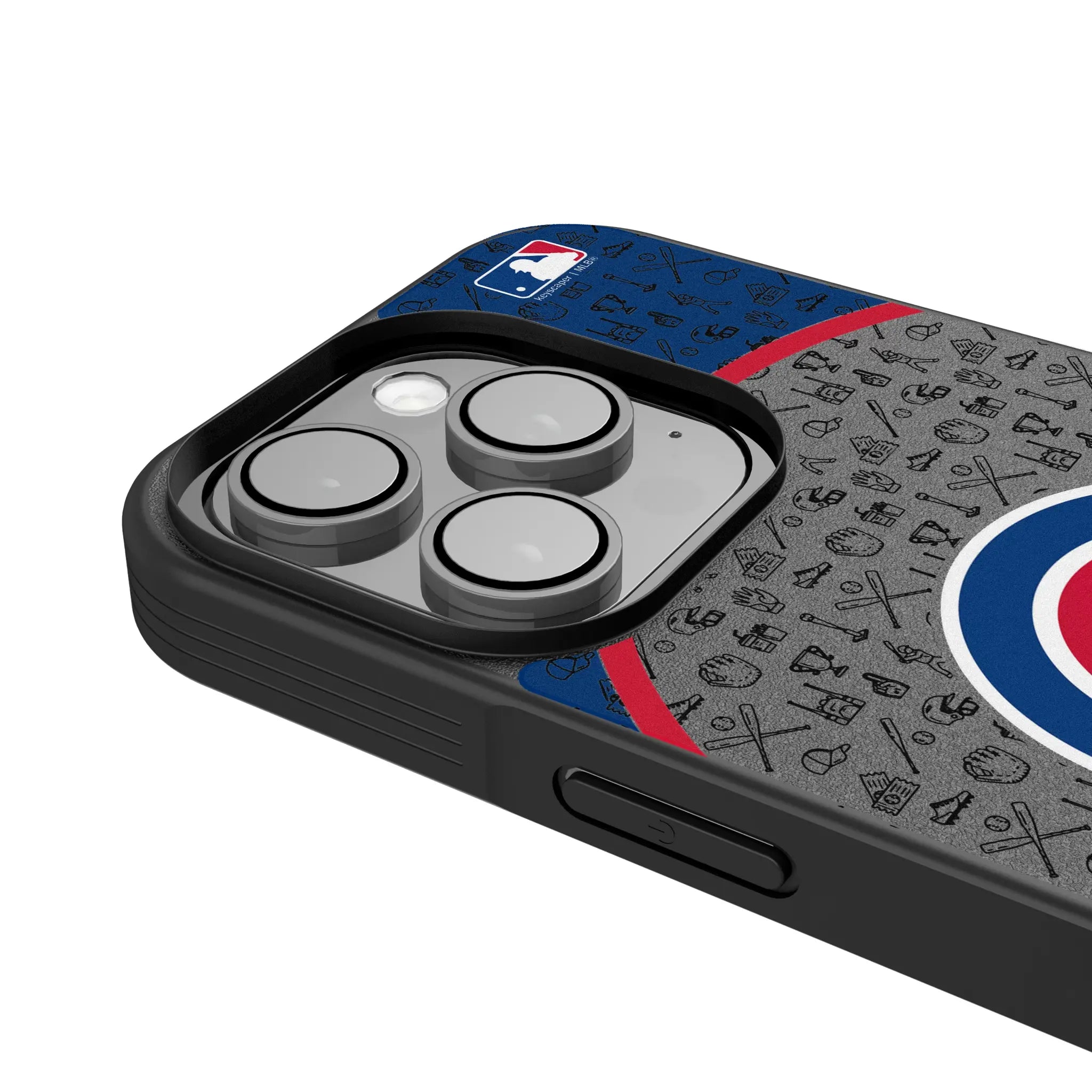 Chicago Cubs Personalized Circle iPhone Bump Phone Case for Apple iPhone - Detail