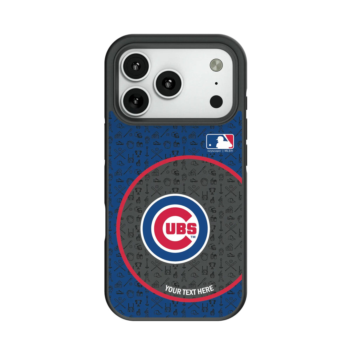 Chicago Cubs Personalized Circle Bump Phone Case for Apple iPhone