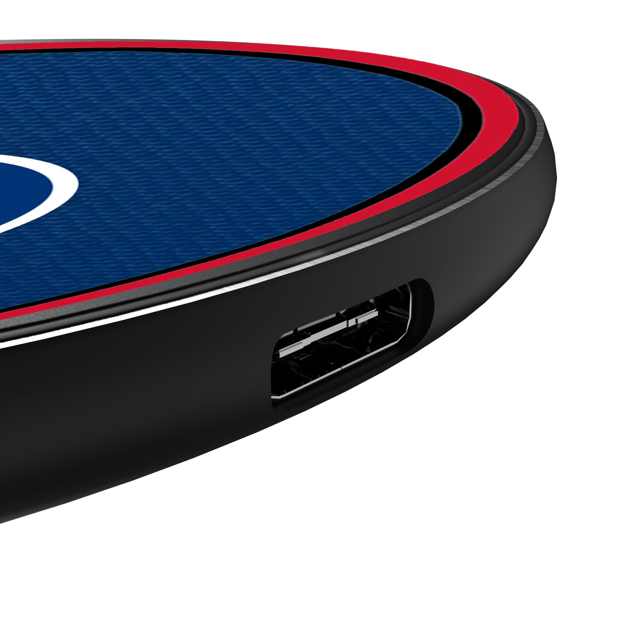 Chicago Cubs Personalized Endzone Solid 15-Watt Wireless Charger - Detail