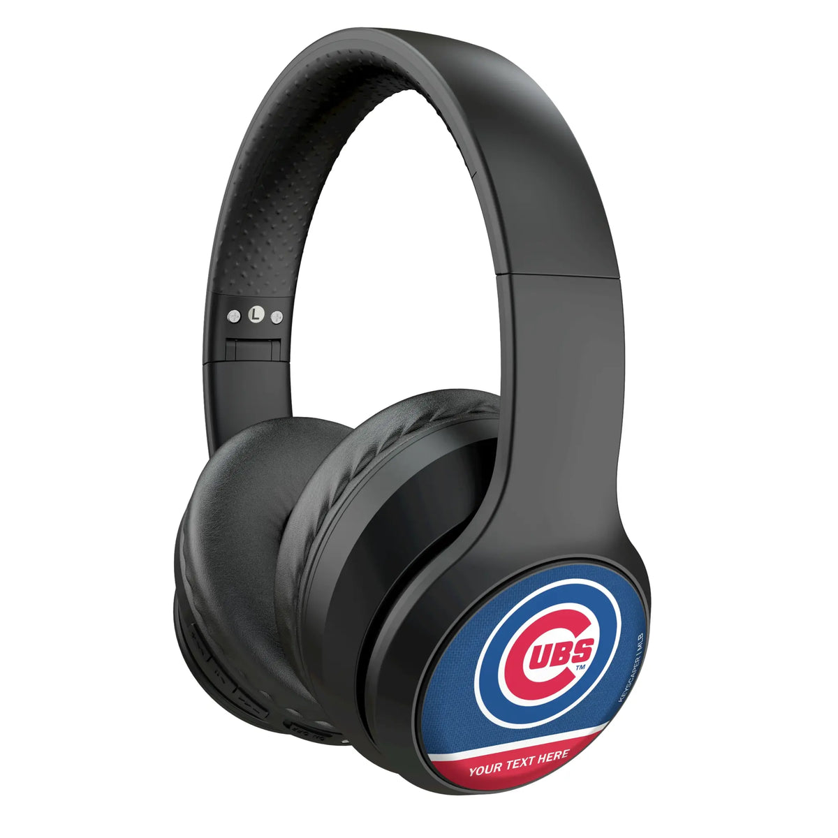 Chicago Cubs Personalized Endzone Solid Wireless Over-Ear Headphones With Case