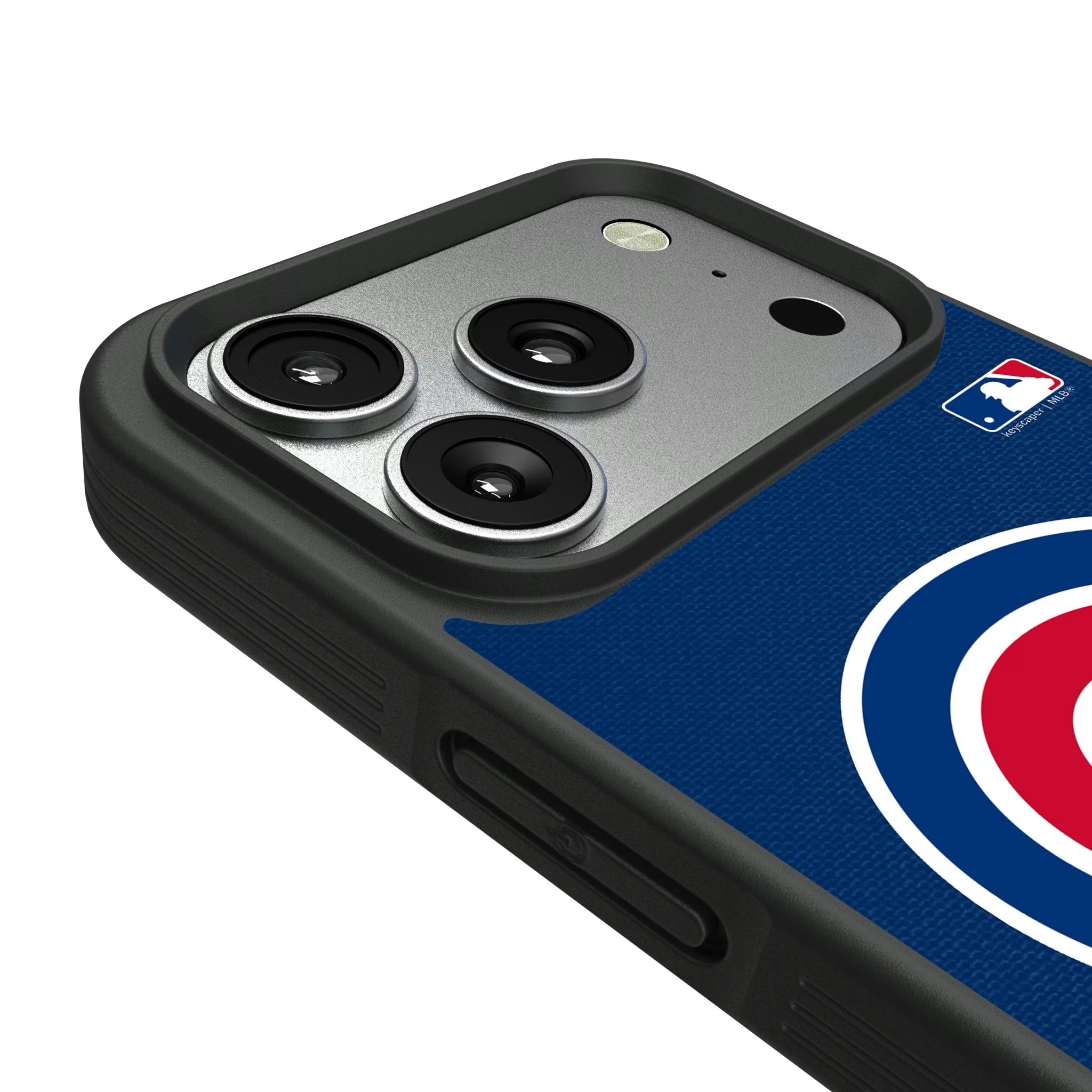 Chicago Cubs Personalized Stripe iPhone Bump Phone Case for Apple iPhone - Detail#Device_iPhone 17 Pro