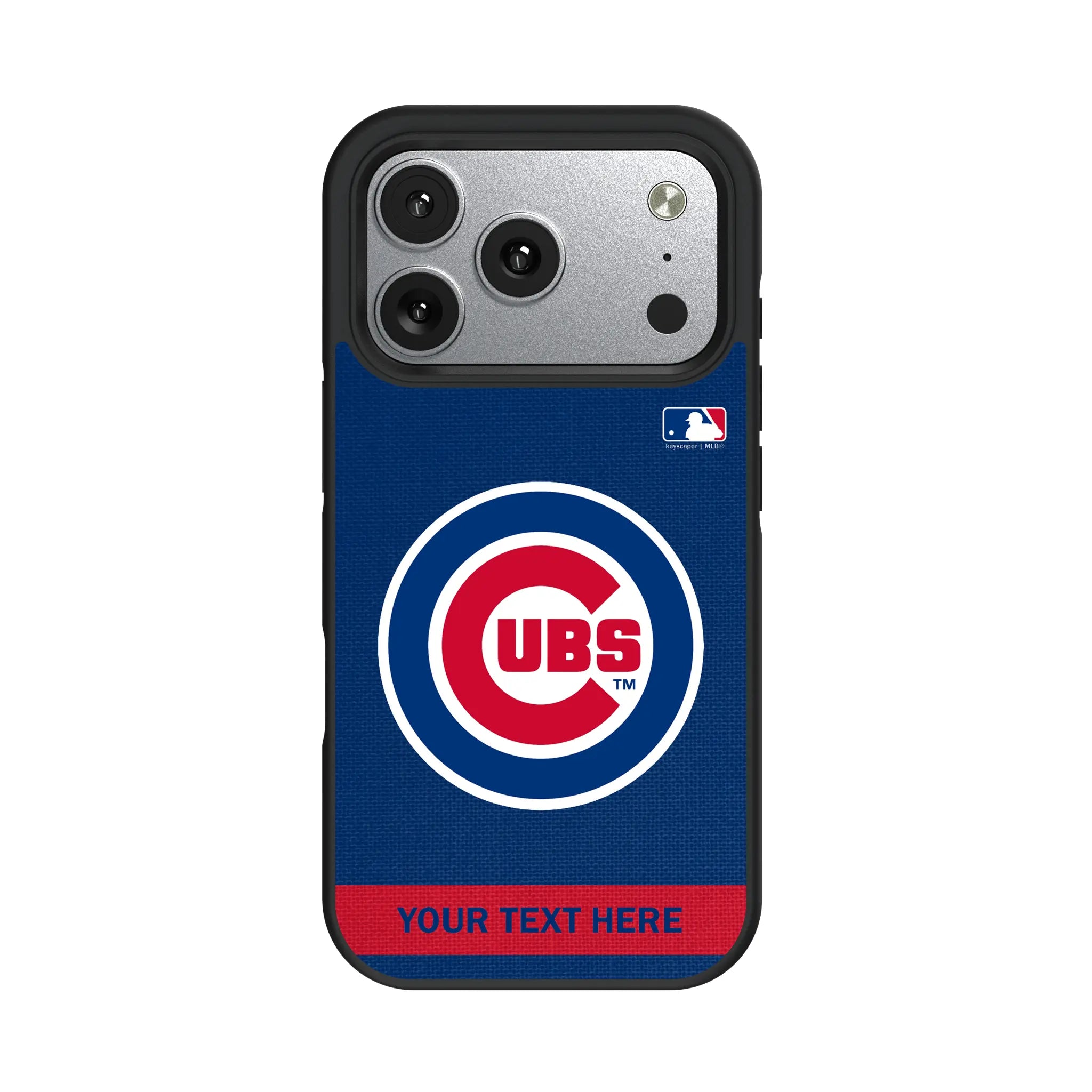 Chicago Cubs Personalized Stripe iPhone Bump Phone Case for Apple iPhone#Device_iPhone 17 Pro