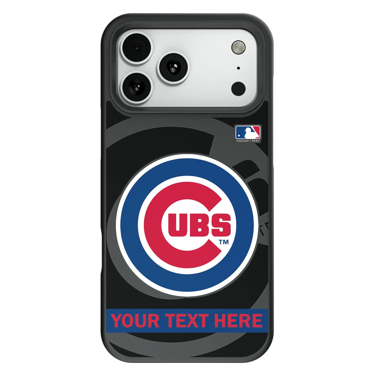 Chicago Cubs Personalized Tilt Bump Phone Case for Apple iPhone