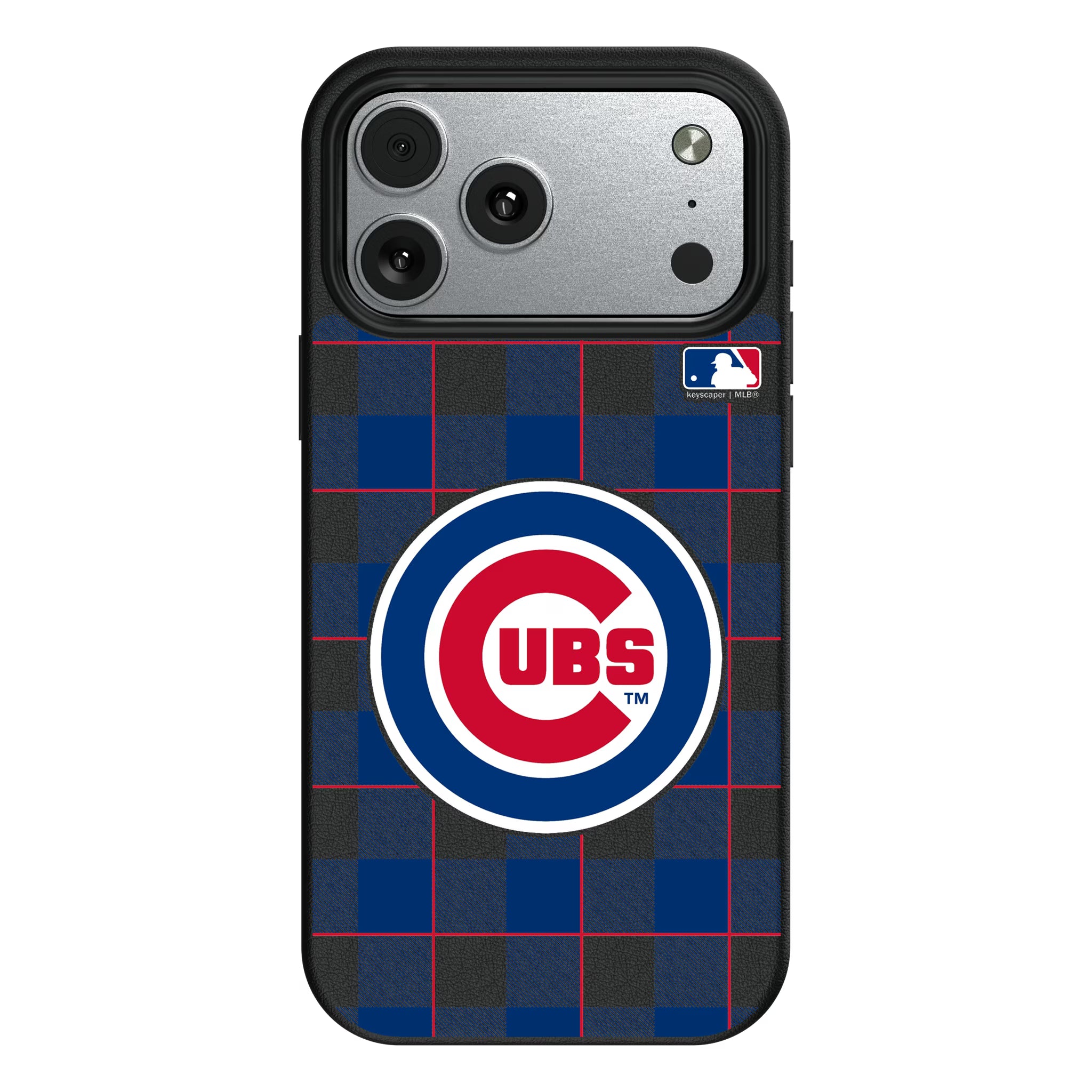 Chicago Cubs Plaid iPhone MagSafe Compatible Phone Case for Apple iPhone#Device_iPhone 17 Pro Max