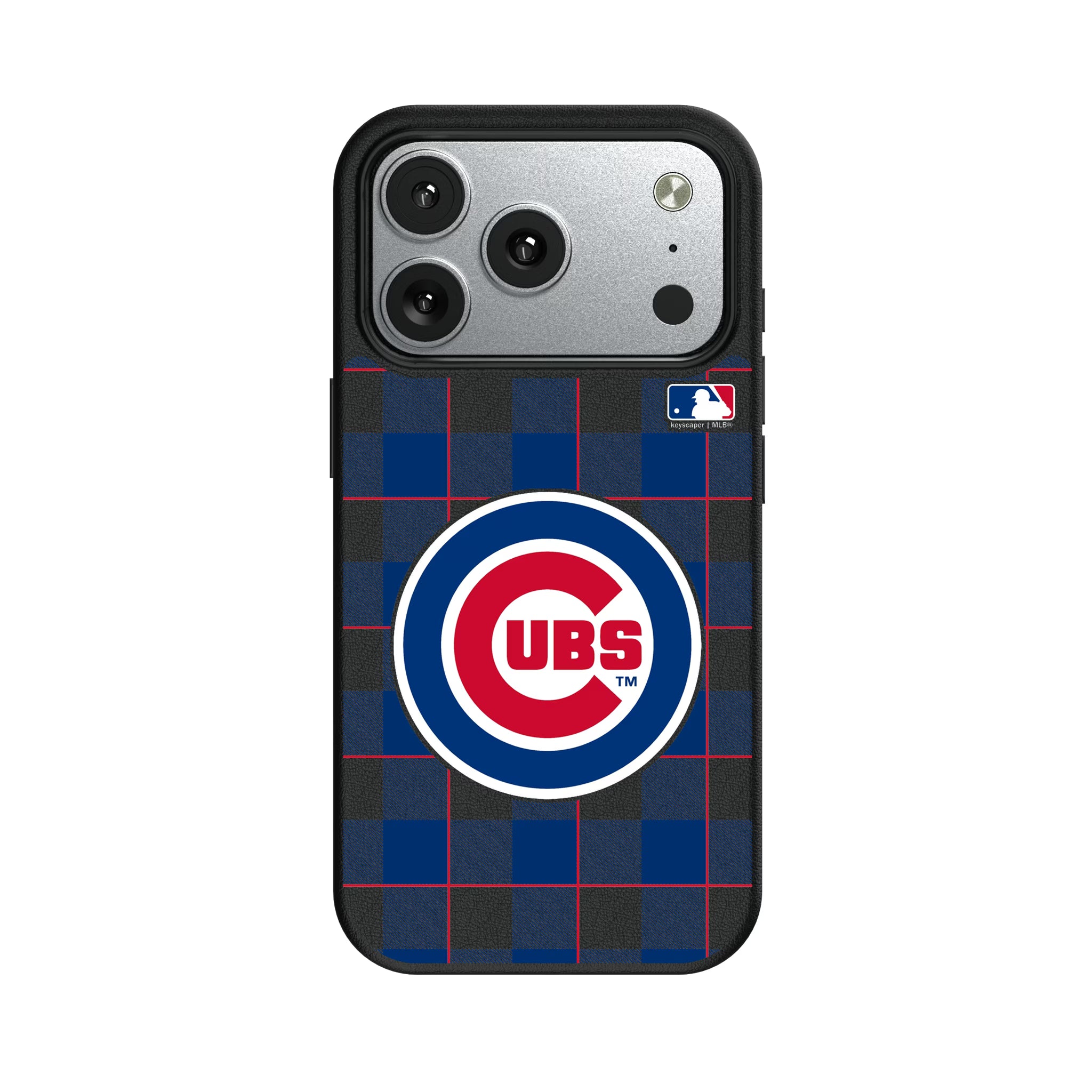 Chicago Cubs Plaid iPhone MagSafe Compatible Phone Case for Apple iPhone#Device_iPhone 17 Pro
