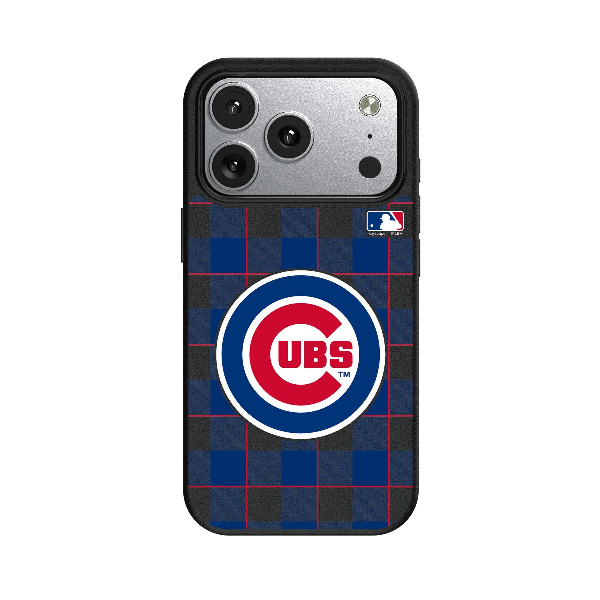 Chicago Cubs Plaid iPhone MagSafe Compatible Phone Case for Apple iPhone#Device_iPhone 17 Pro