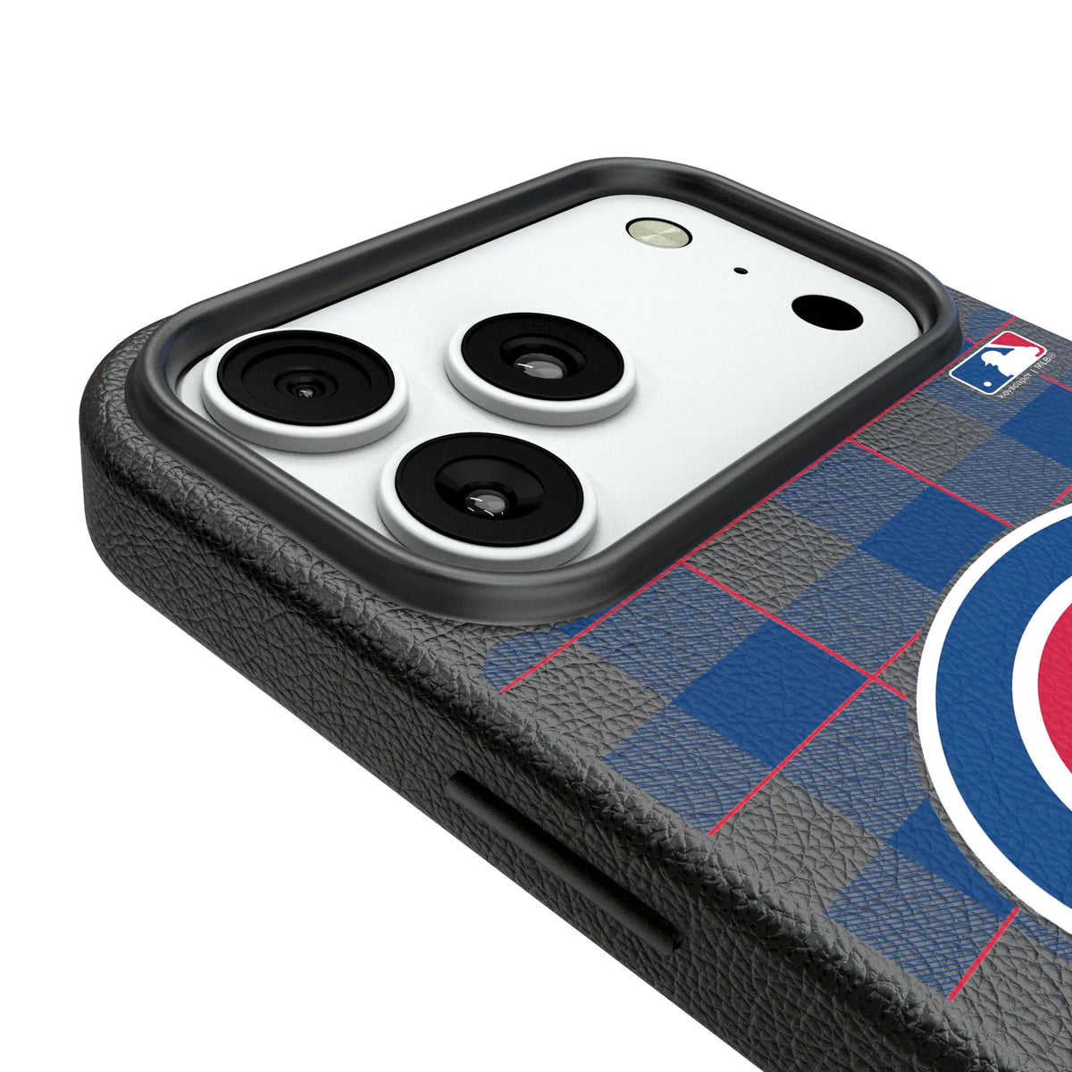 Chicago Cubs Plaid iPhone MagSafe Compatible Phone Case for Apple iPhone - Detail#Device_iPhone 18 Pro Max