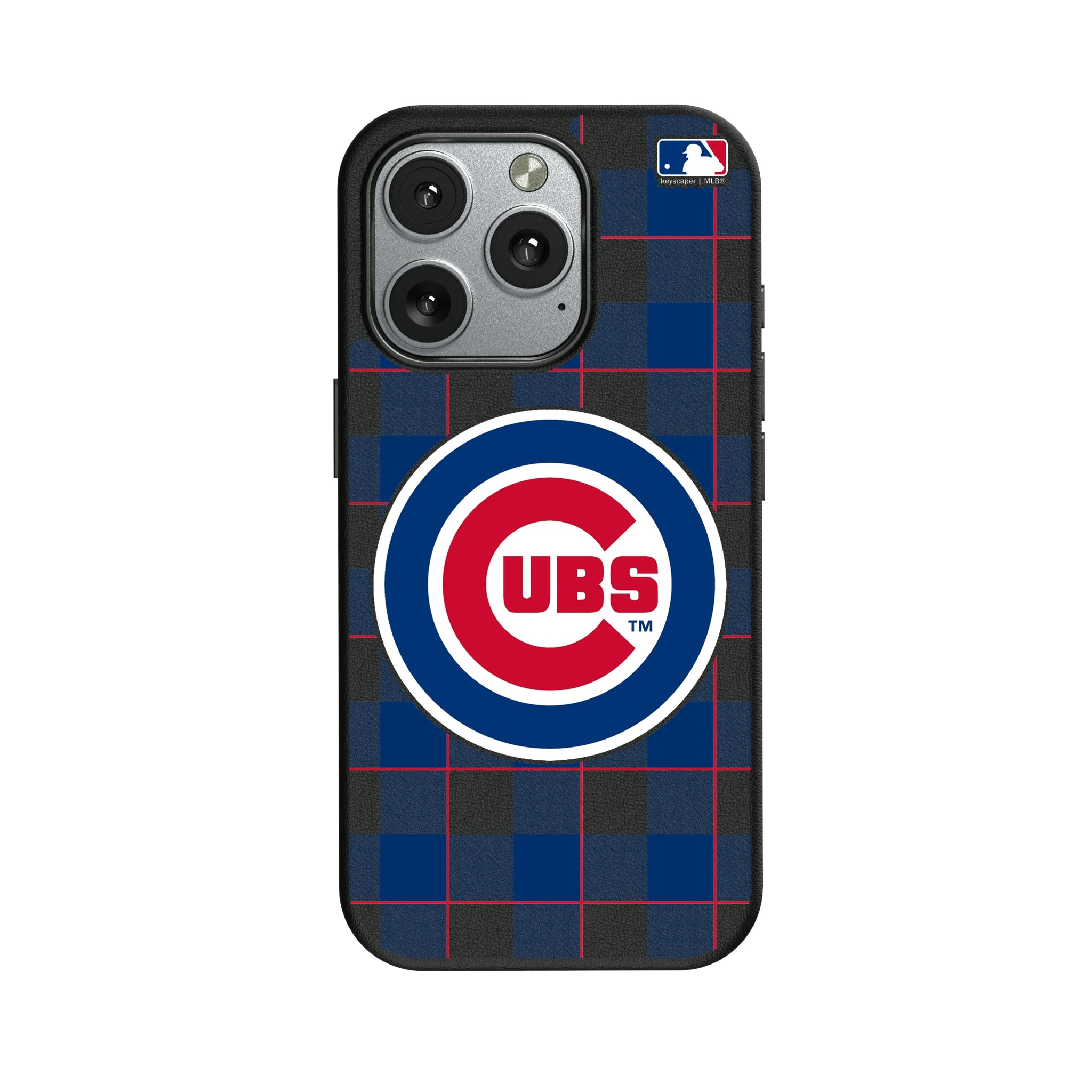 Chicago Cubs Plaid iPhone MagSafe Compatible Phone Case for Apple iPhone
