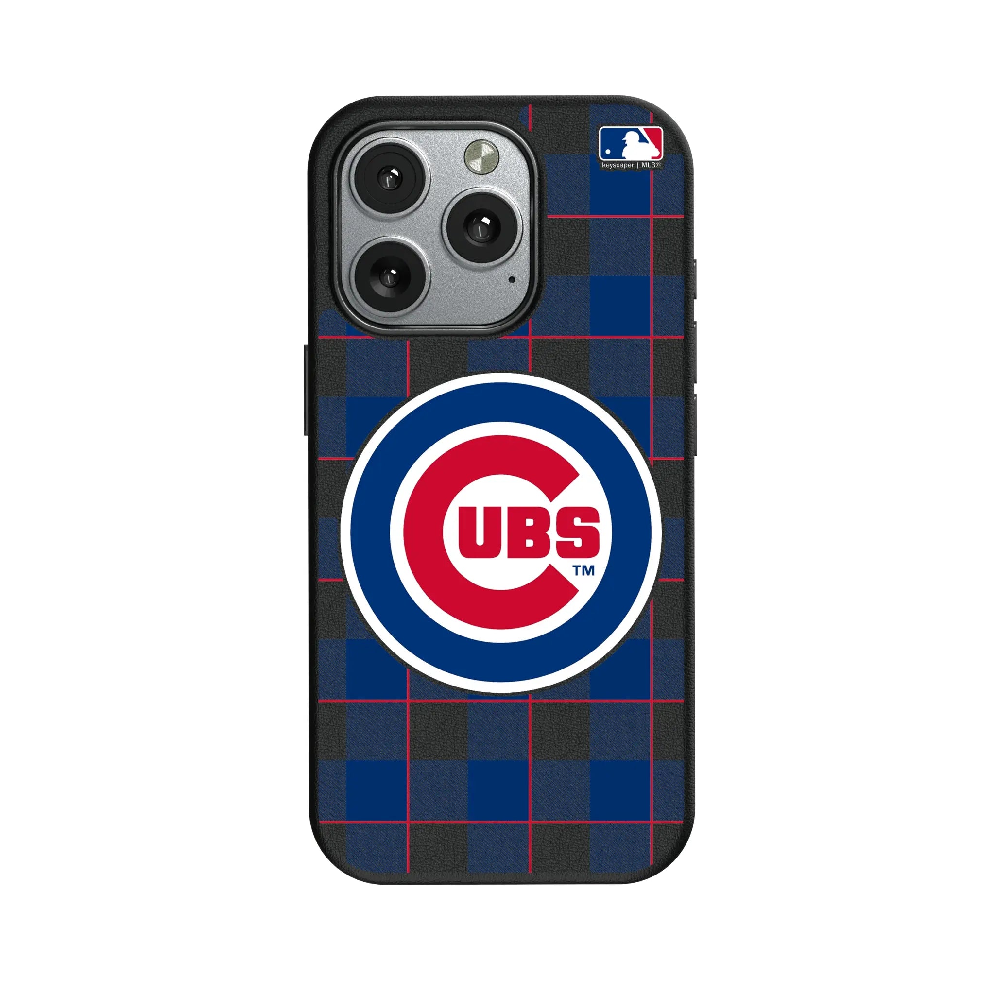 Chicago Cubs Plaid iPhone MagSafe Compatible Phone Case for Apple iPhone