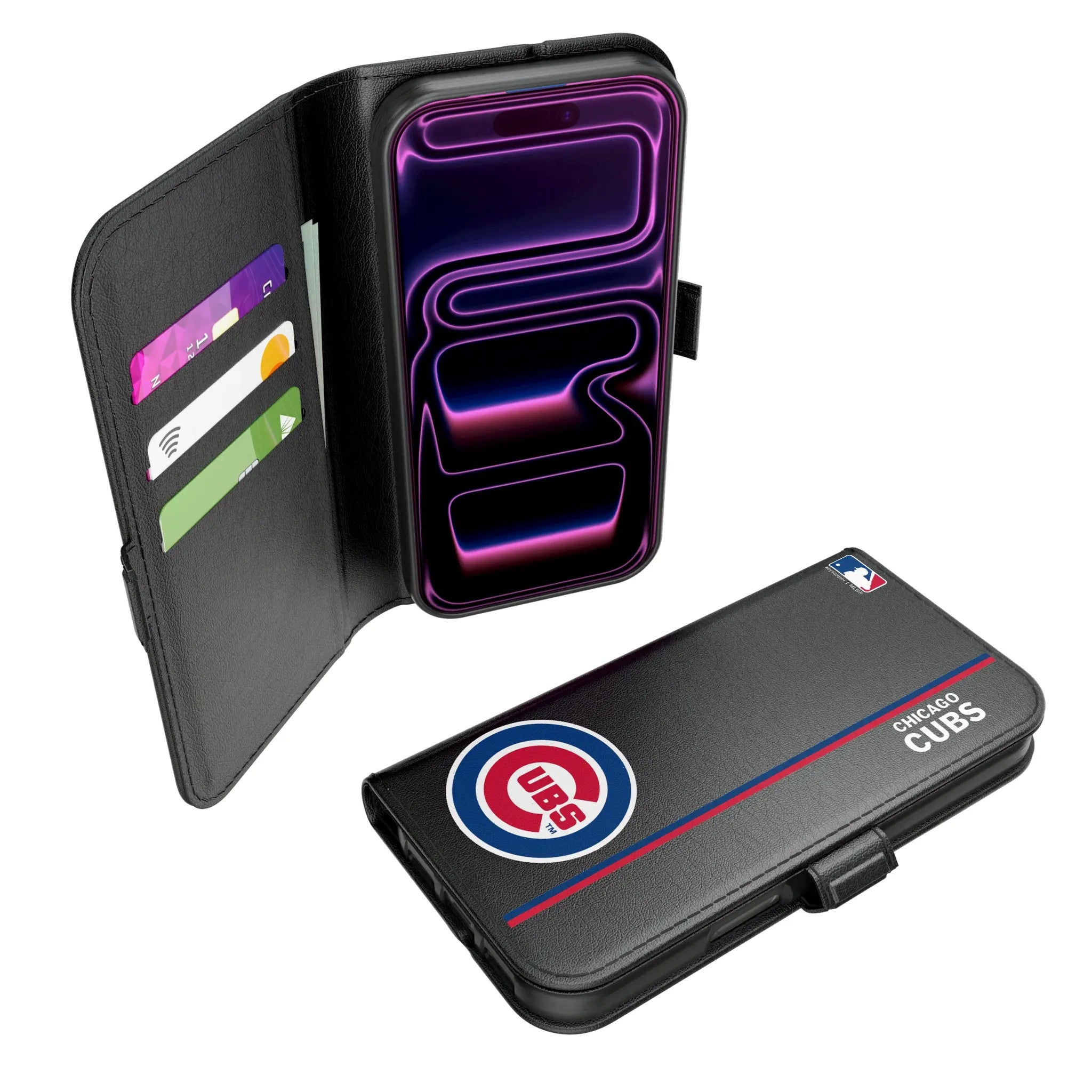 Chicago Cubs Sidebar iPhone Folio Phone Case for Apple iPhone#Device_iPhone 17 Pro