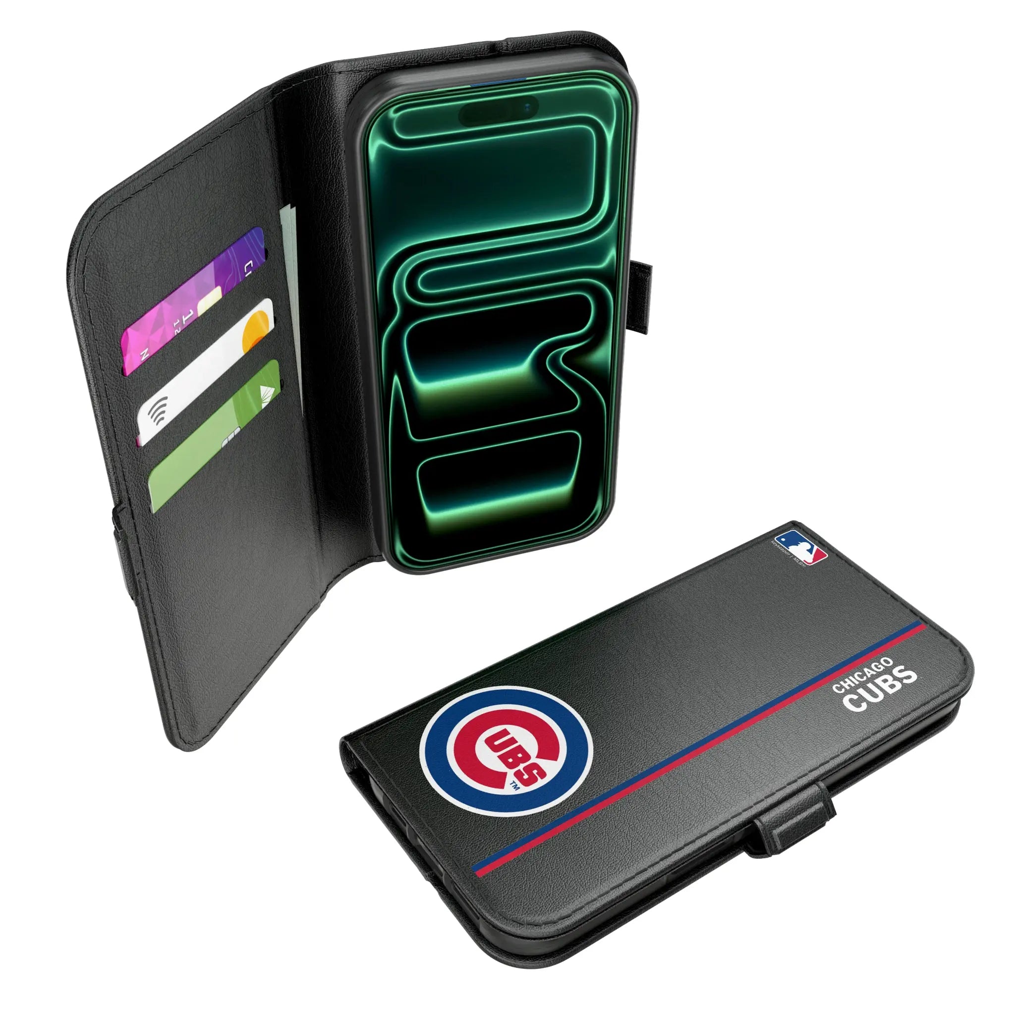 Chicago Cubs Sidebar iPhone Folio Phone Case for Apple iPhone#Device_iPhone 17