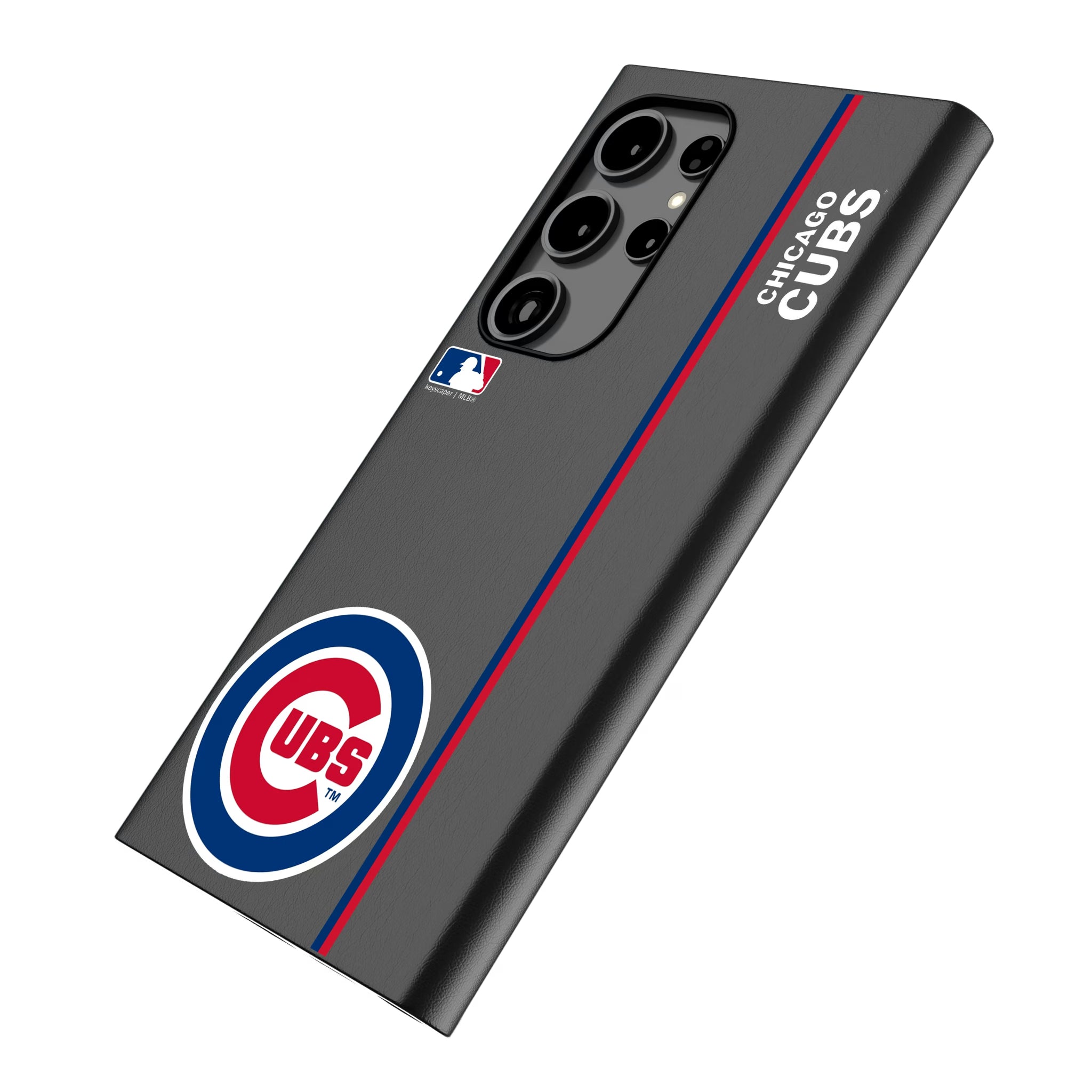 Chicago Cubs Sidebar Galaxy MagSafe Compatible Phone Case for Samsung Galaxy - Isometric View