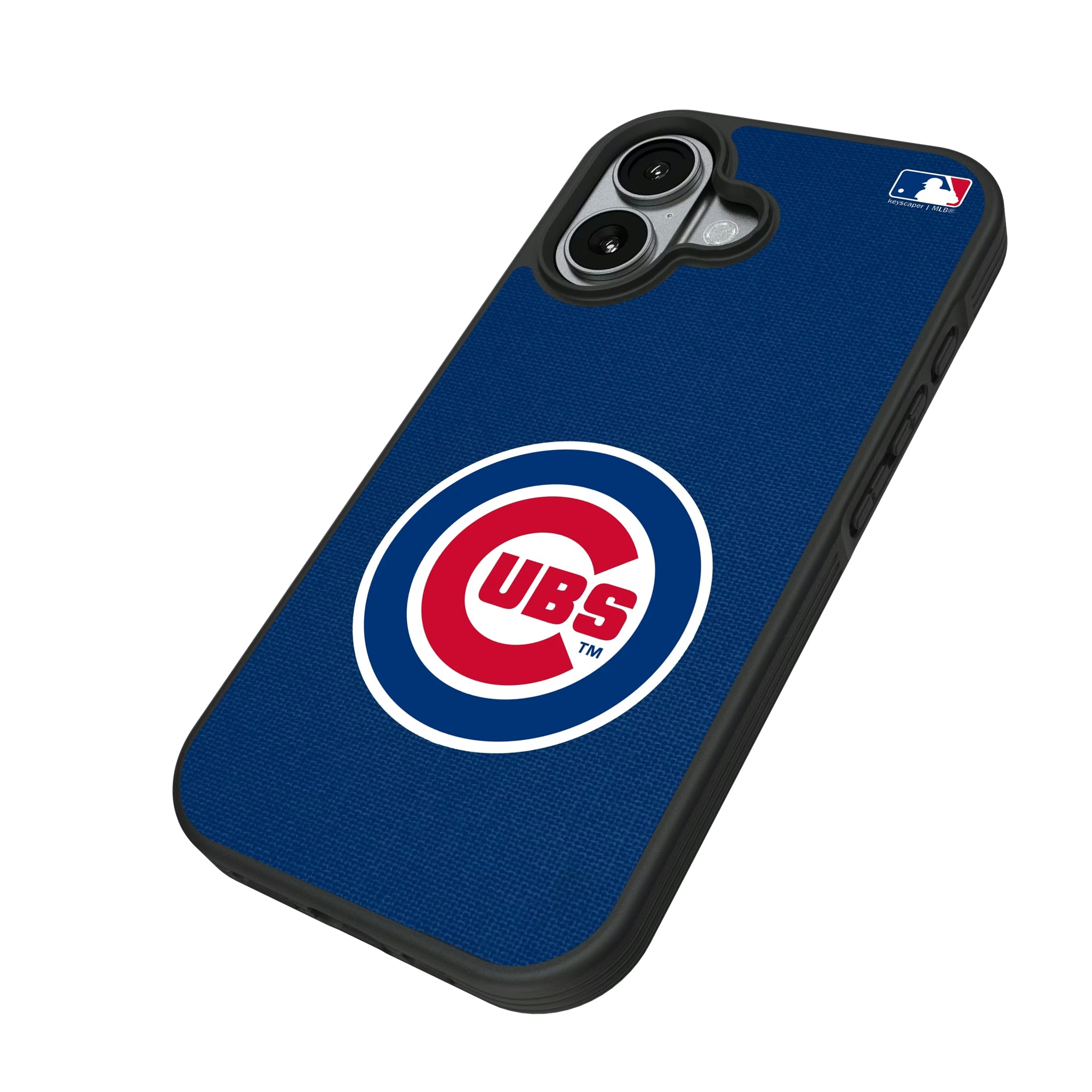 Chicago Cubs Solid iPhone Bump Phone Case for Apple iPhone - Isometric View#Device_iPhone 17