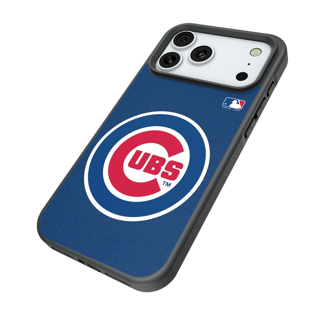 Chicago Cubs Solid iPhone Bump Phone Case for Apple iPhone - Isometric View#Device_iPhone 18 Pro Max